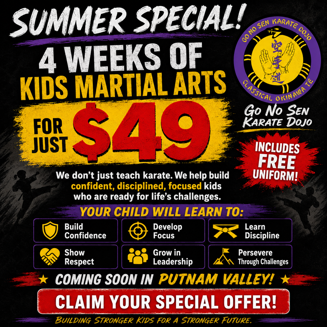 Go No Sen Karate Dojo Facebook ad