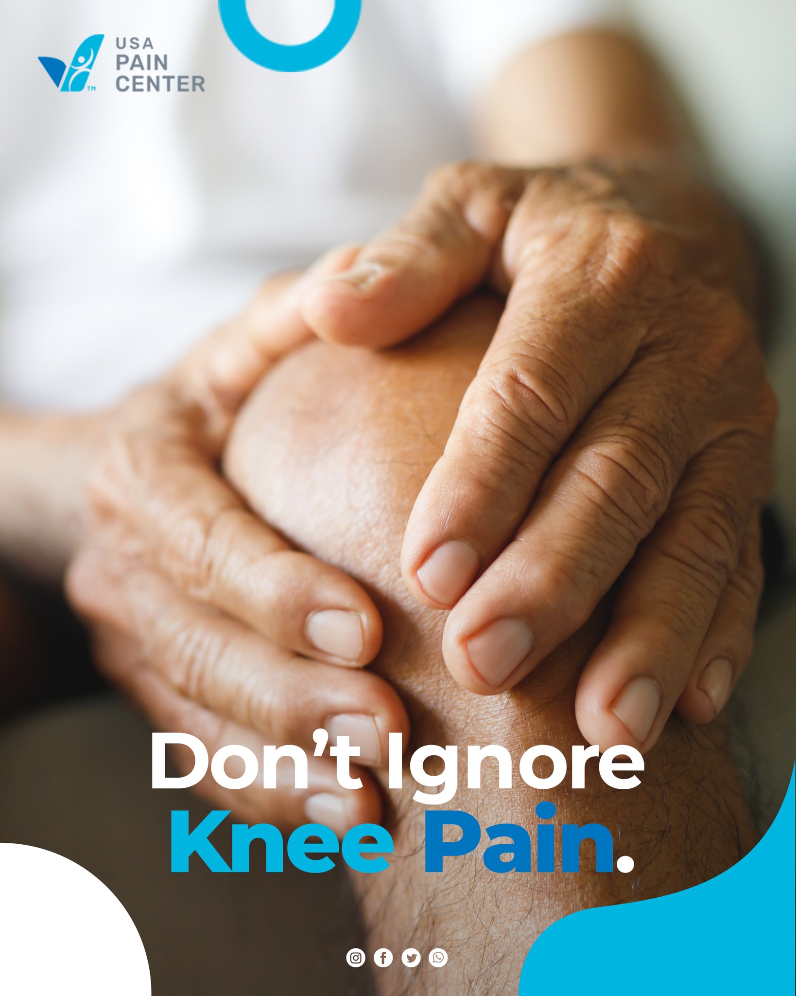 USA Pain Center Facebook ad: Knee Arthritis Treatment Center | USA Pain Center