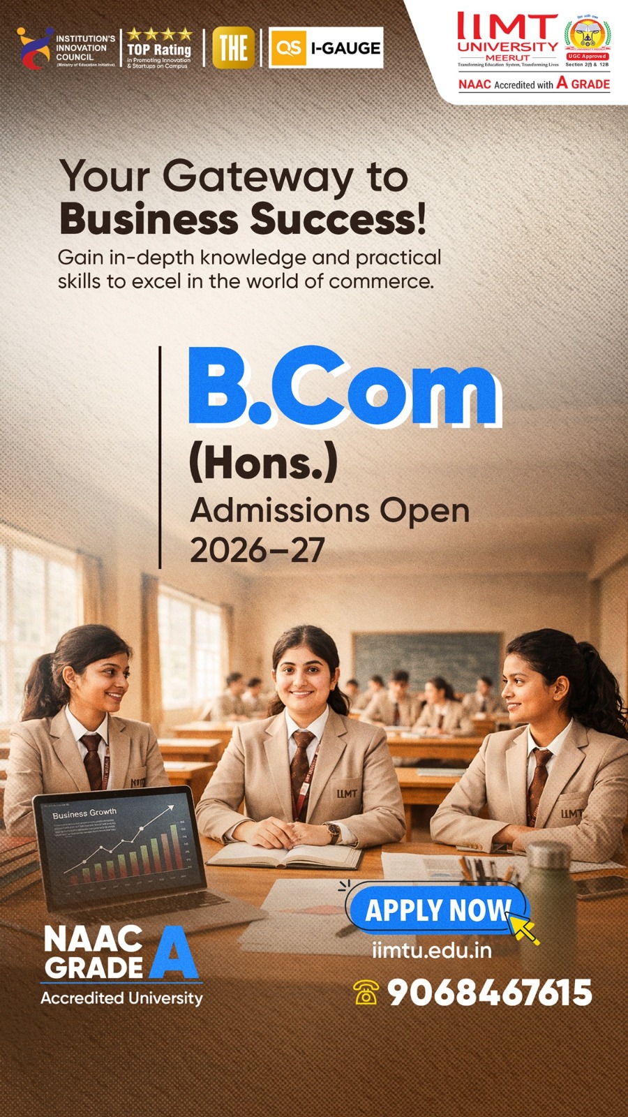 IIMT University Meerut Facebook ad
