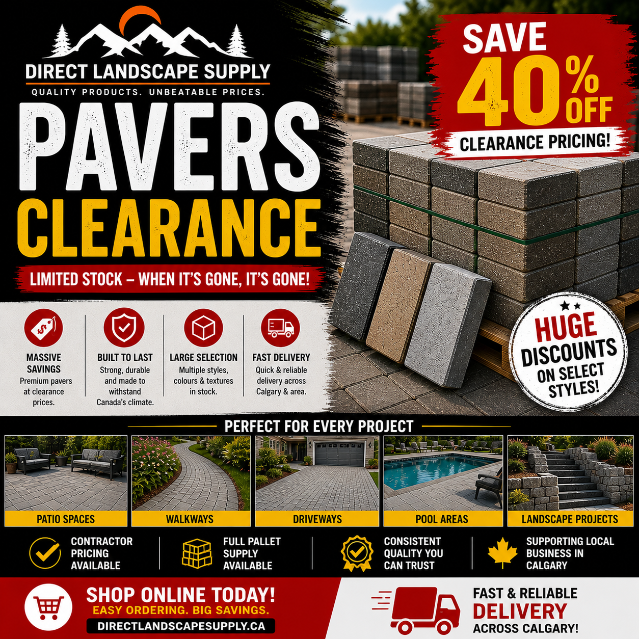 Direct Landscape Supply Facebook ad