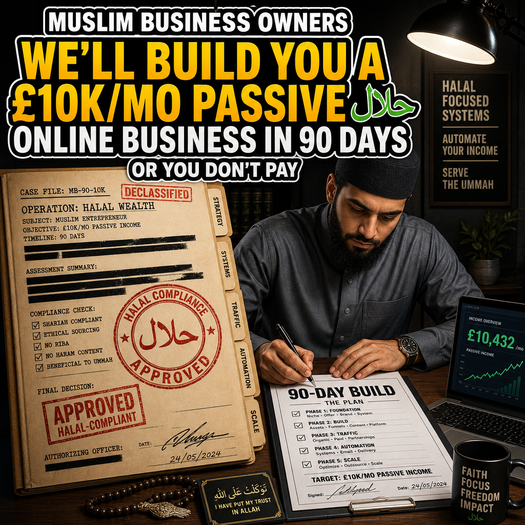 Shariah Advisory Facebook ad: How To Build a 6-Figure Halal Business