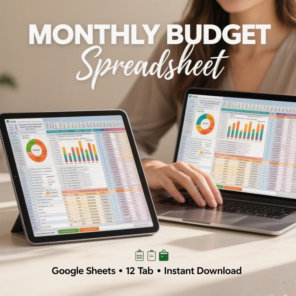 Digital Planner Sheets Facebook ad