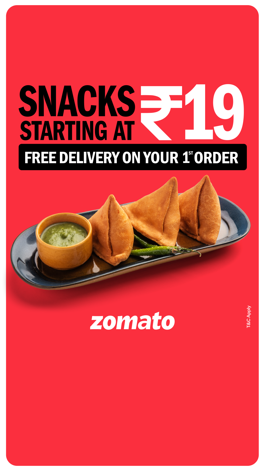 Zomato Facebook ad