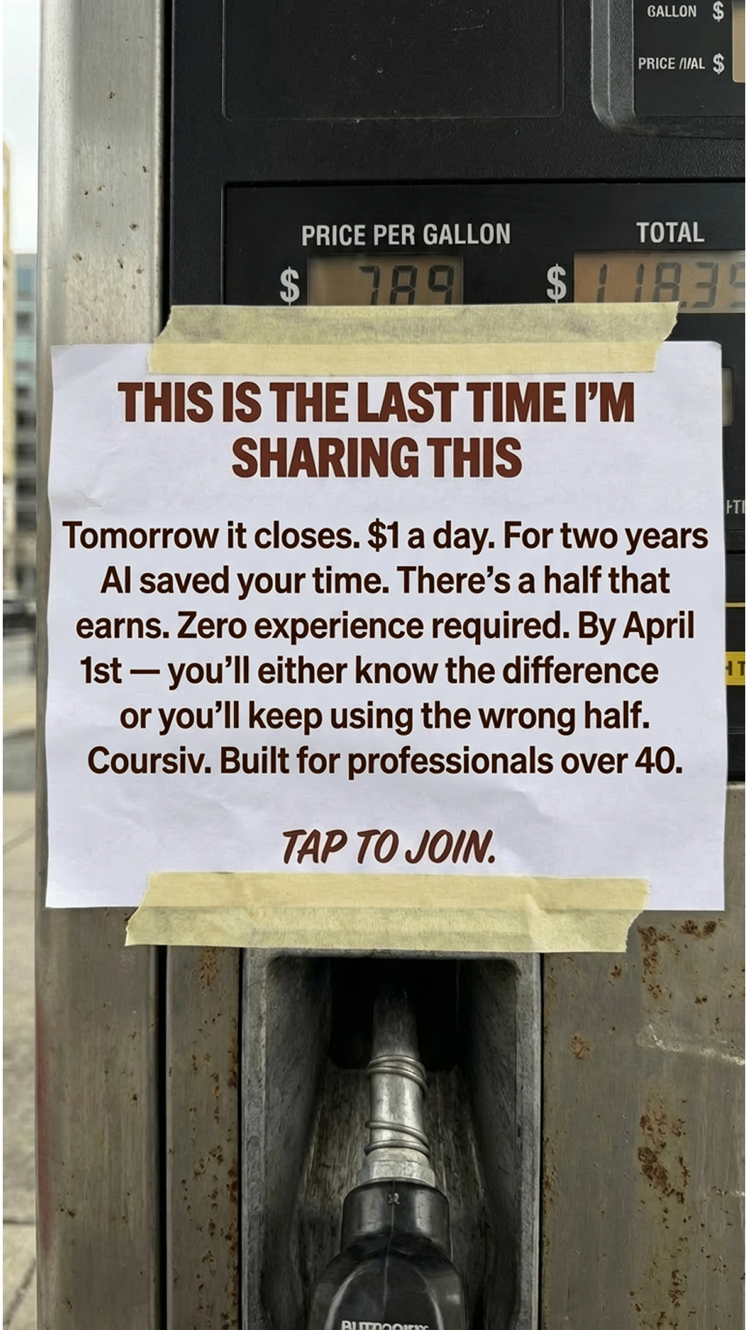 Coursiv Facebook ad
