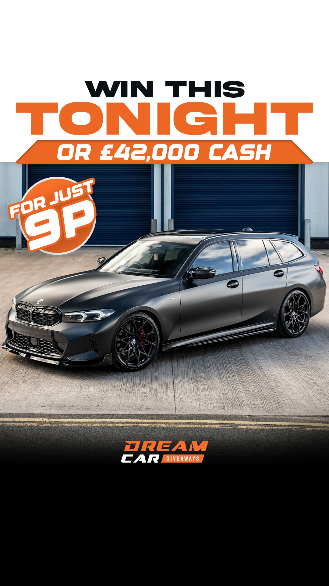 Dream Car Giveaways Facebook ad
