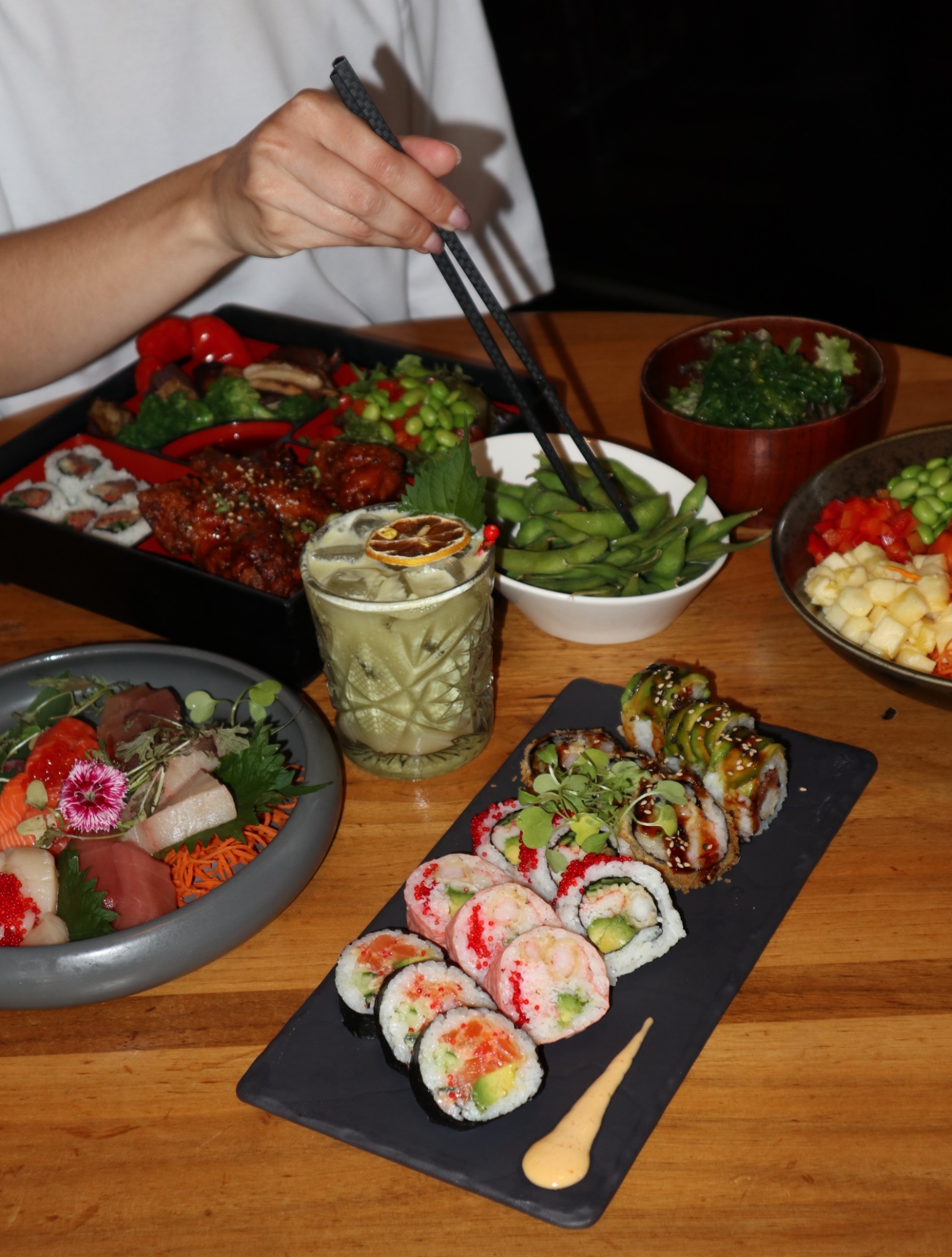 Kyo Bar Japonais Facebook ad: Enjoy sushi & izakaya for lunch and dinner…
