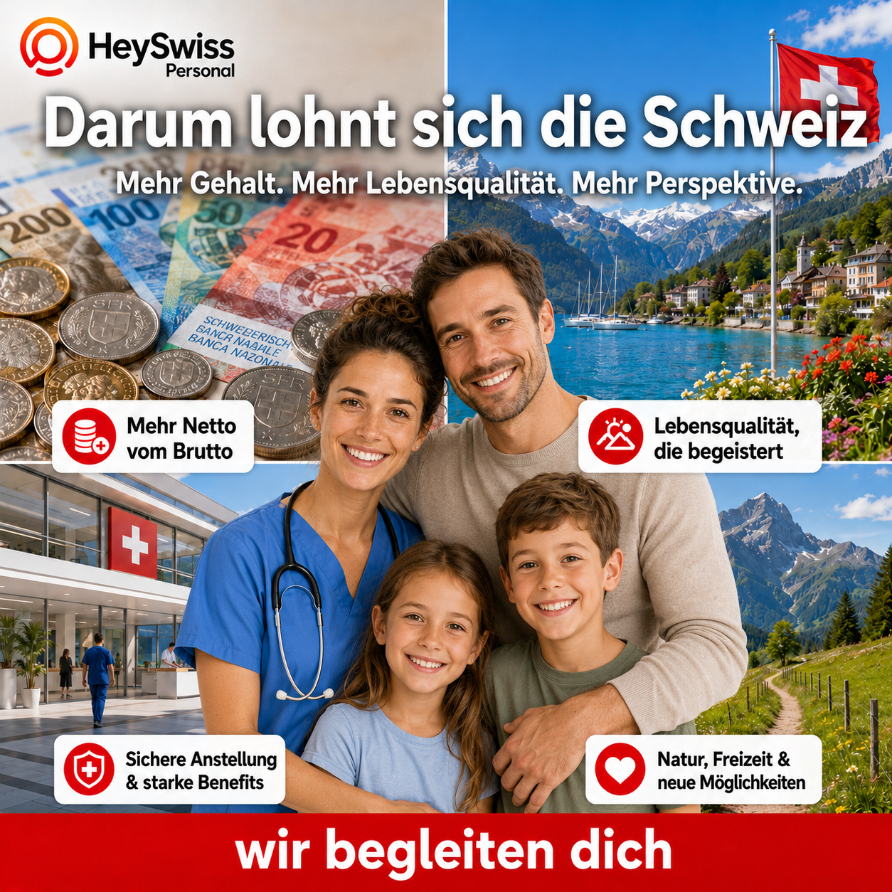 HeySwiss Personal Facebook ad