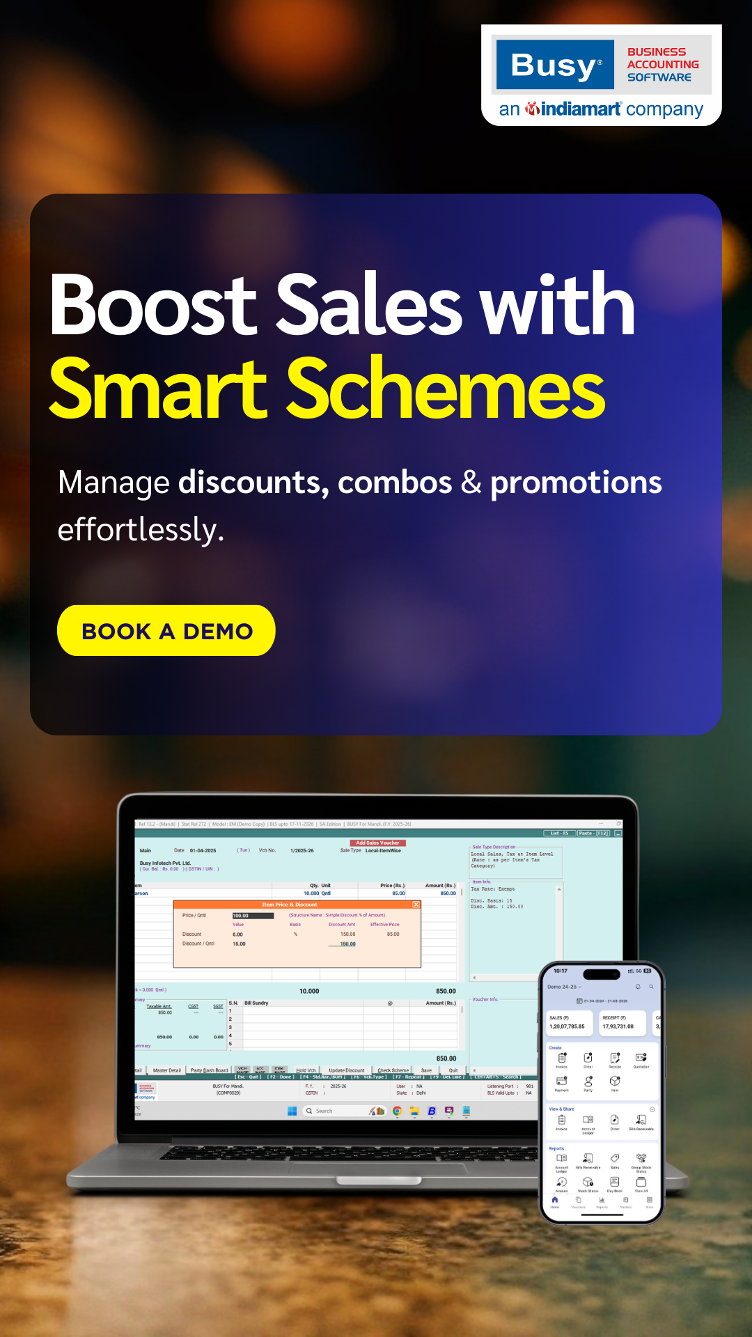 Busy Accounting Software Facebook ad