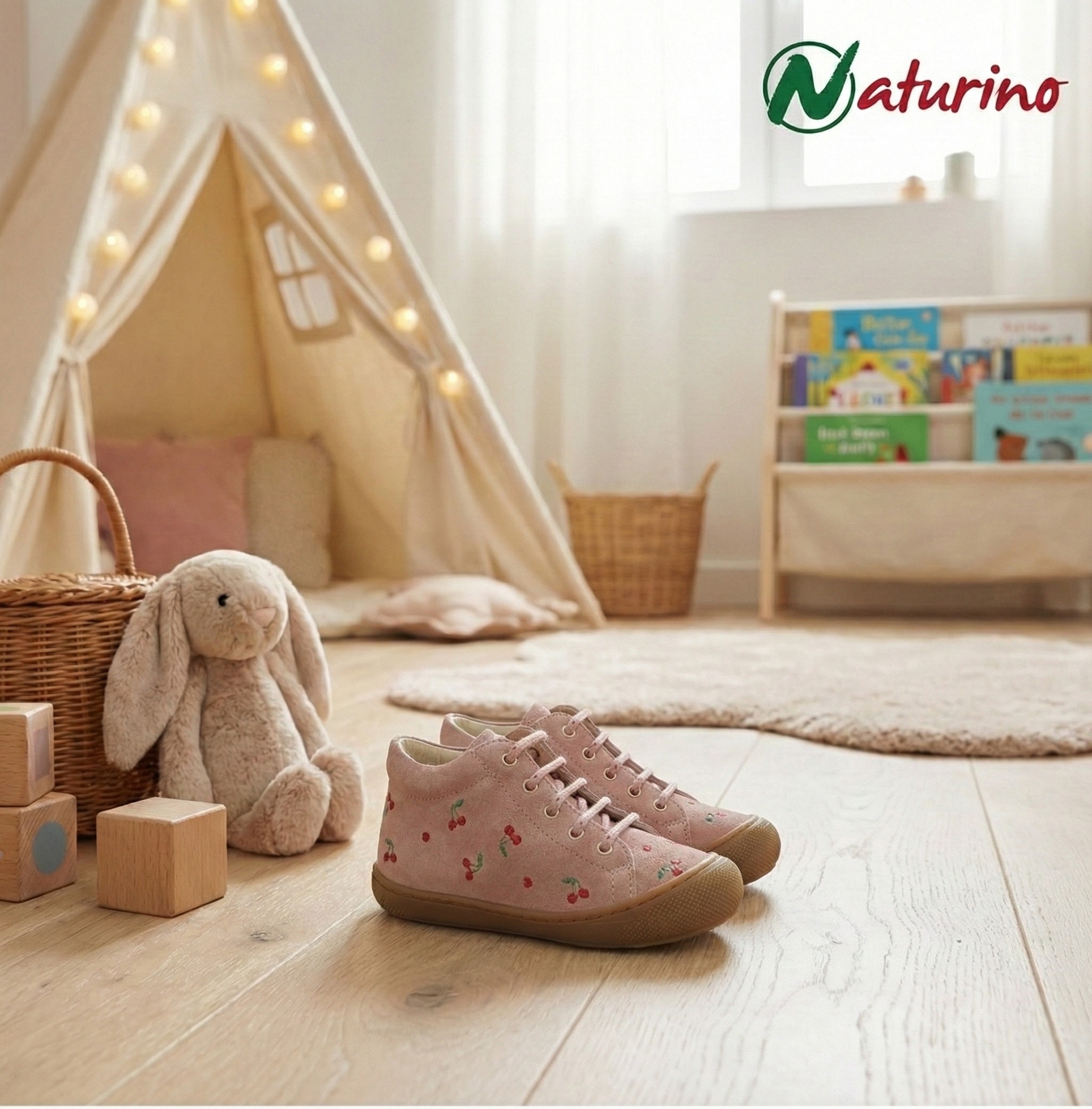 Müller das Schuhhaus Kids Facebook ad: Naturino - Cocoon Embr. Cherry - 2019567.01- Schnürschuh…