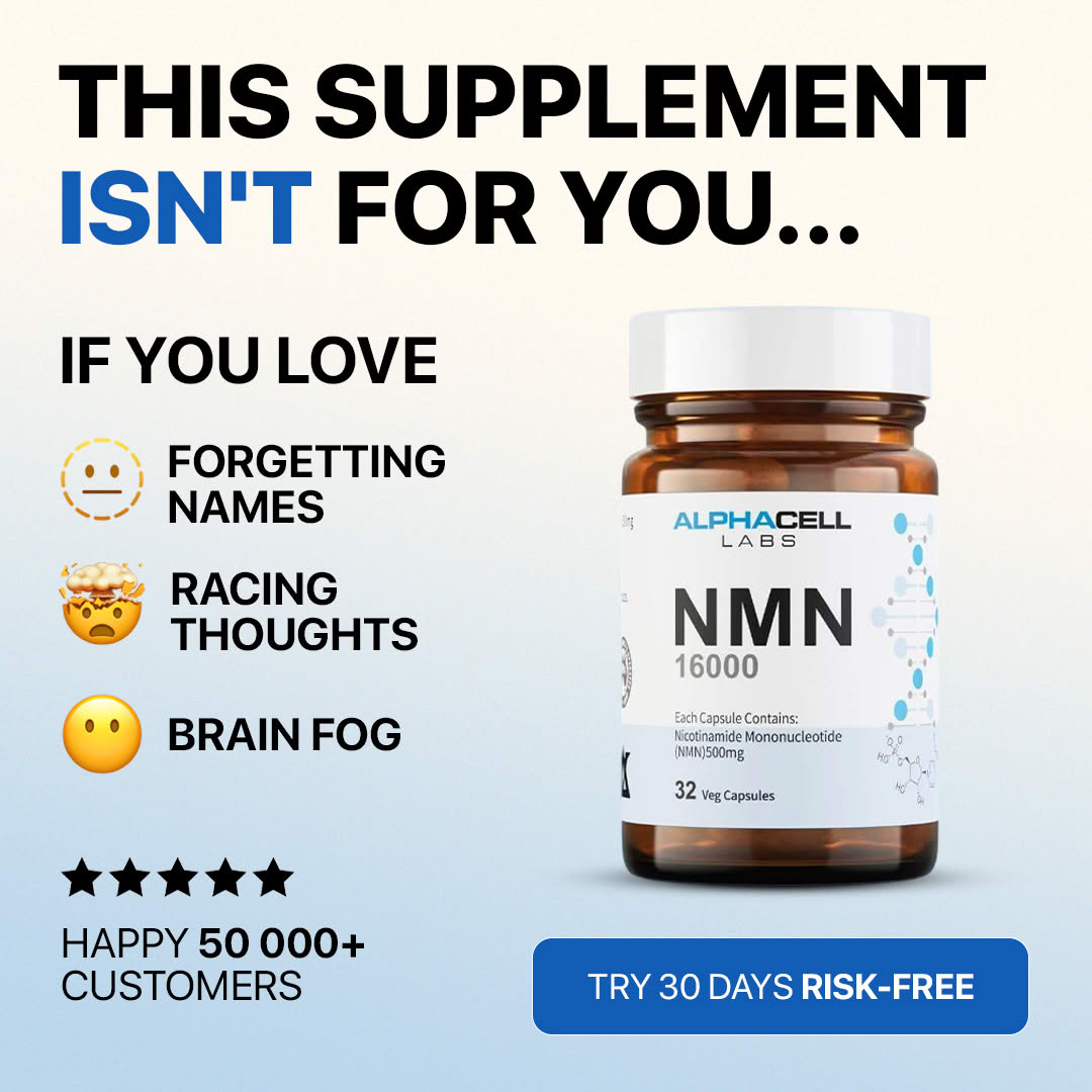 AlphaCell Labs Facebook ad: Try Risk Free For 60 Days