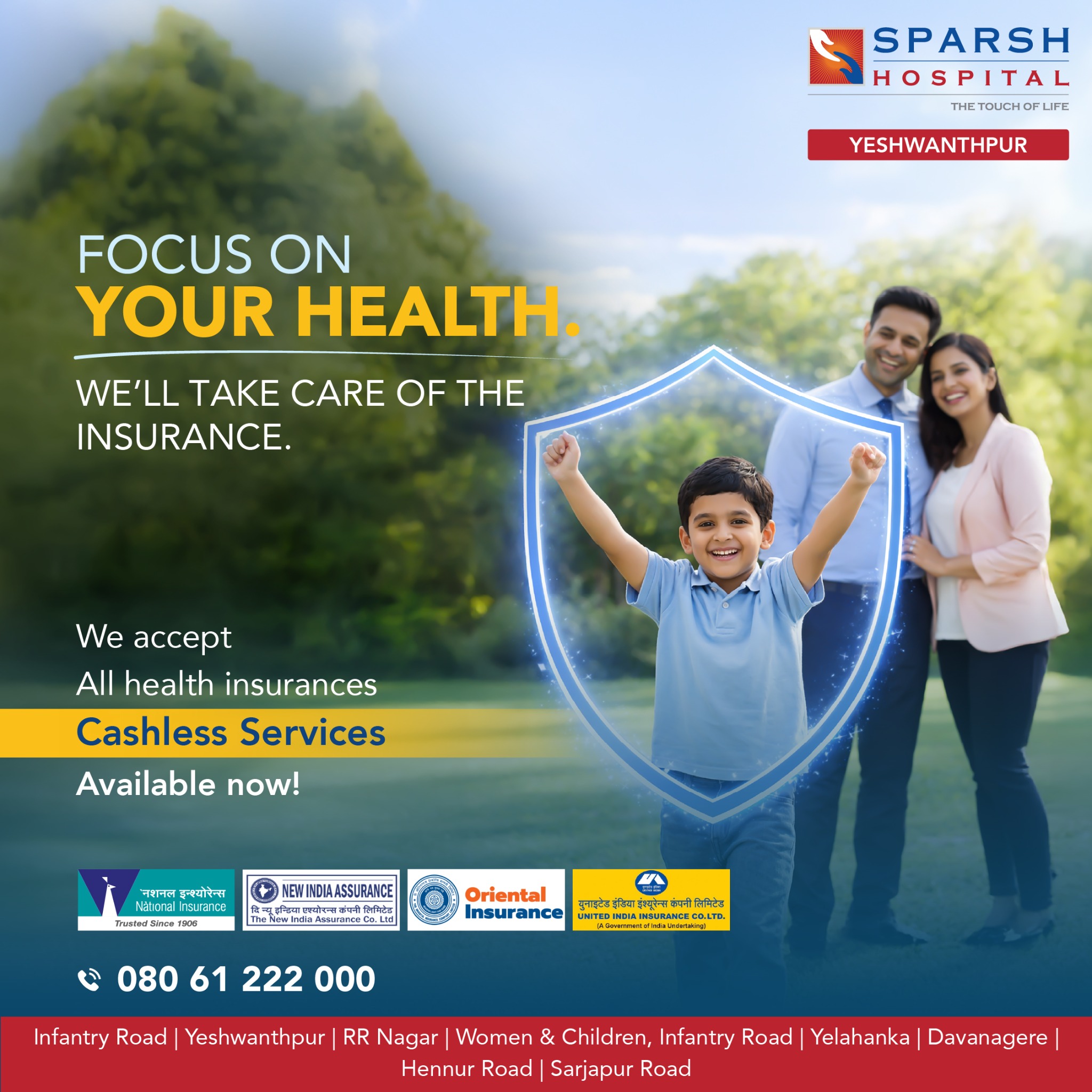 SPARSH Hospital, Bangalore Facebook ad