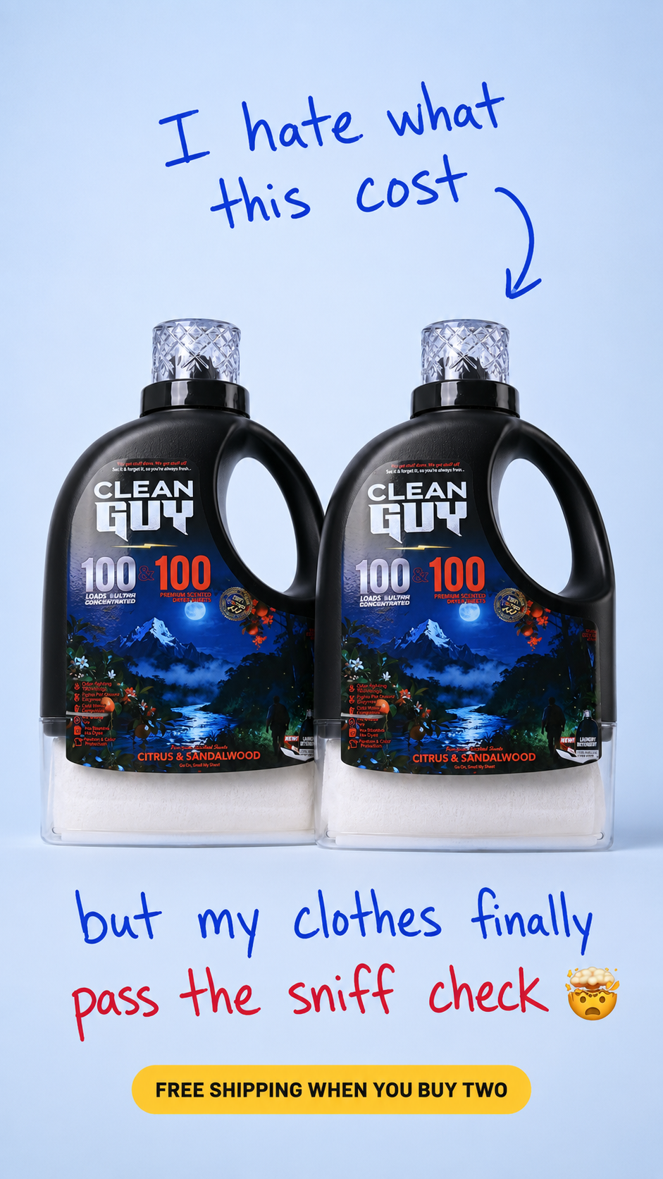 Clean Guy Facebook ad