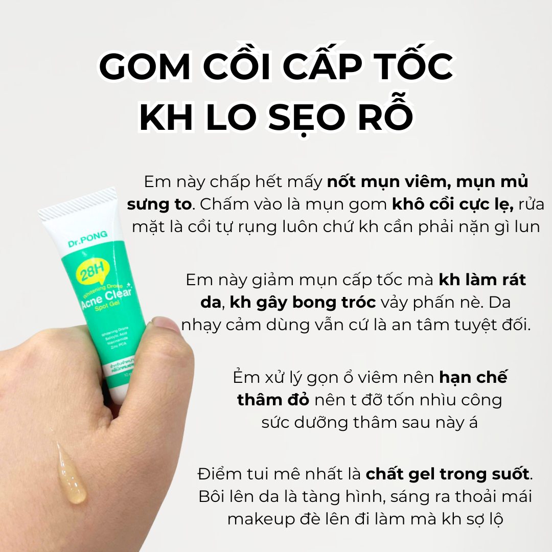Da Mlem Facebook ad: XÀI EM NÀO ĐỂ DA HẾT MỤN VIÊM