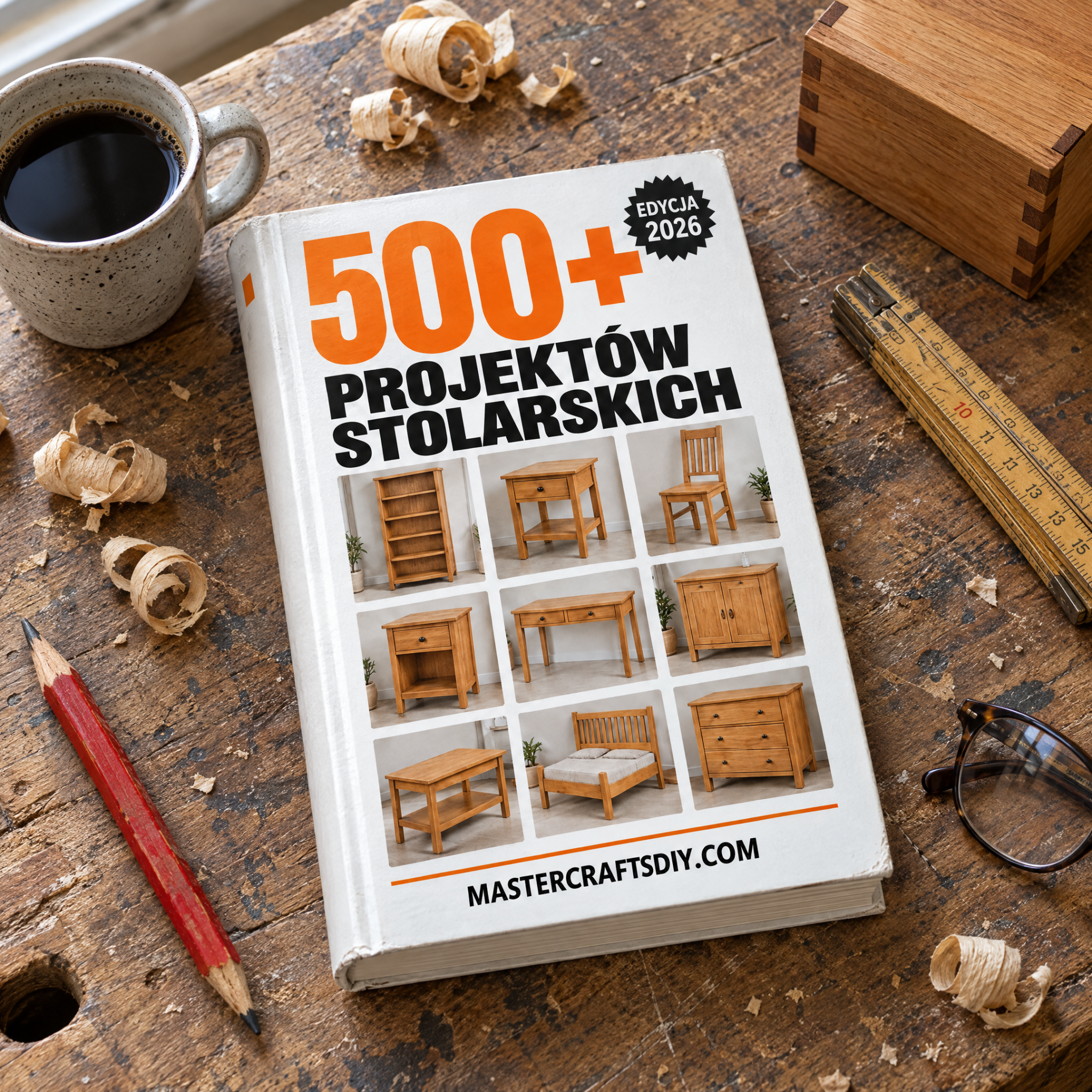 Master Crafts DIY Facebook ad: 500+ Projektów Stolarskich