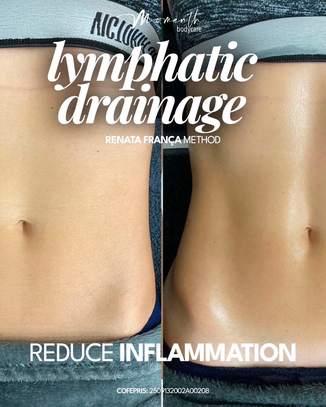 Momenth Bodycare Facebook ad: Fix travel bloat and inflammation from long flights.