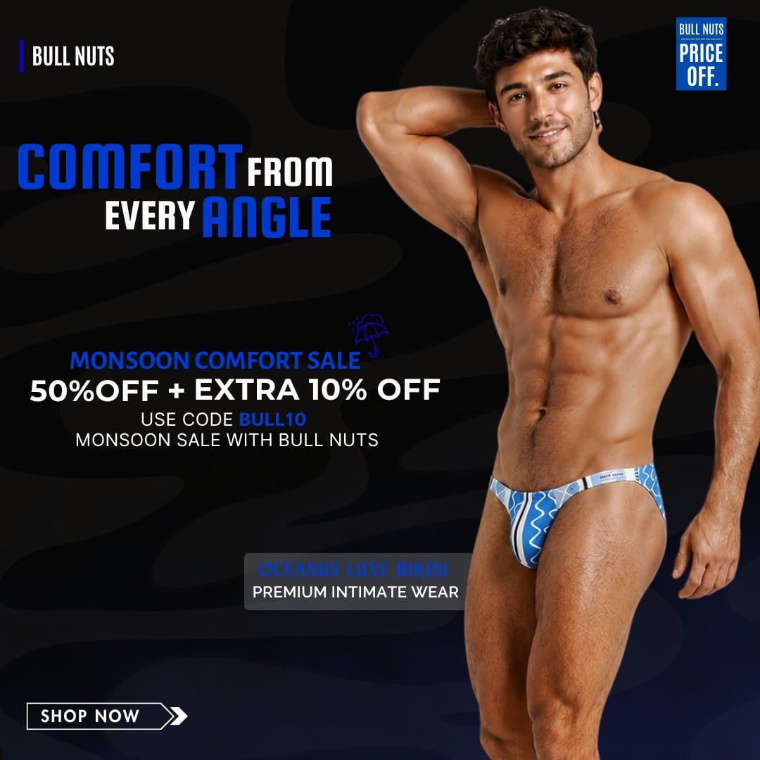 BULL NUTS Facebook ad: Monsoon Comfort Sale Is Live.