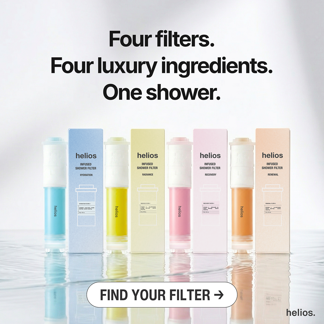 Helios Filter Facebook ad: Radiance: Vitamin C + Glutathione (found in $182-$300…