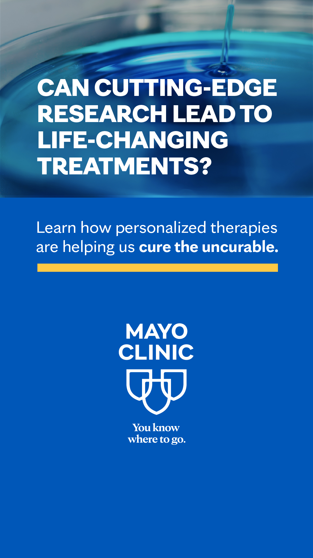Mayo Clinic Facebook ad