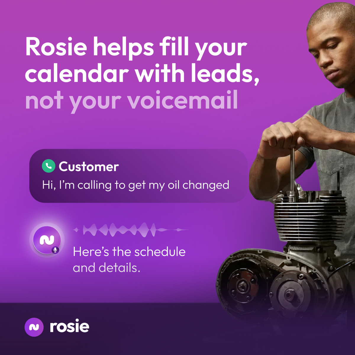 Rosie Facebook ad