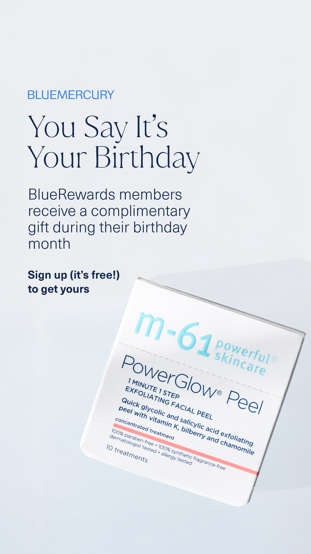 Bluemercury Facebook ad