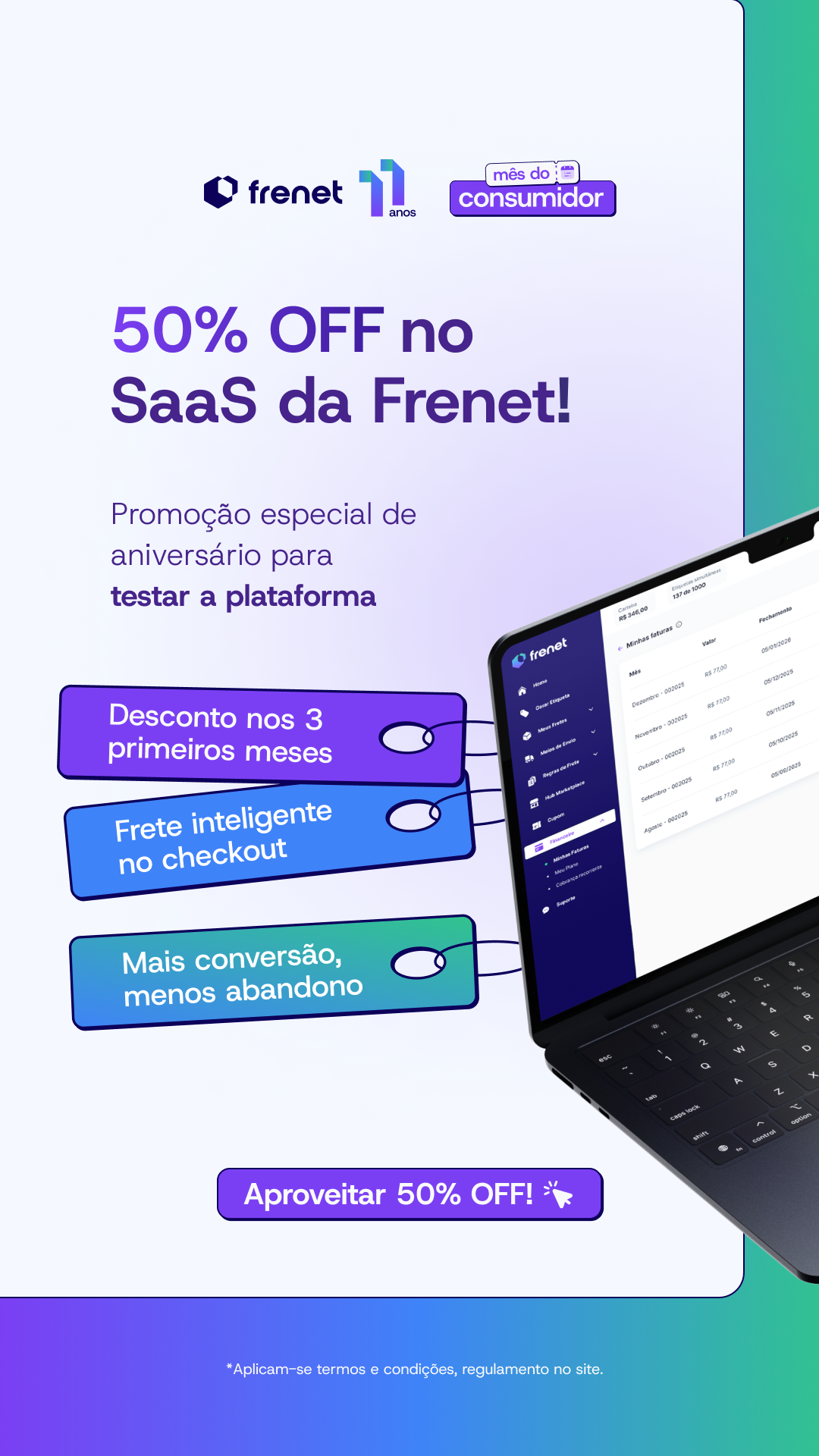 Frenet Gateway de Fretes Facebook ad