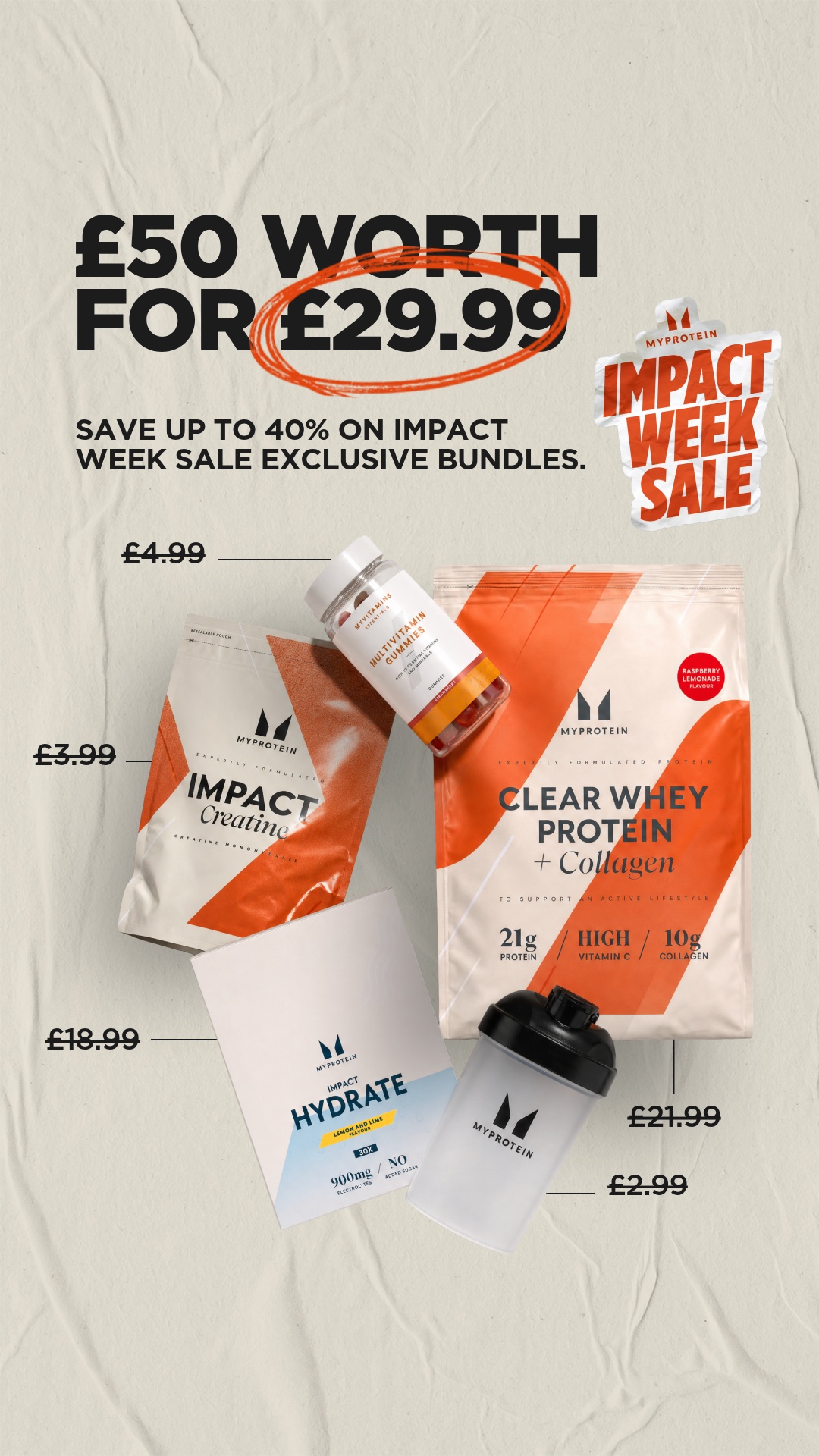 Myprotein Facebook ad