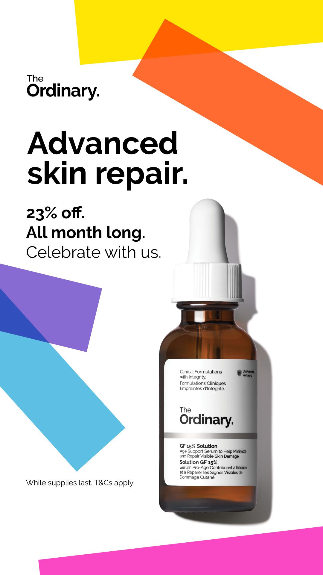 The Ordinary Facebook ad