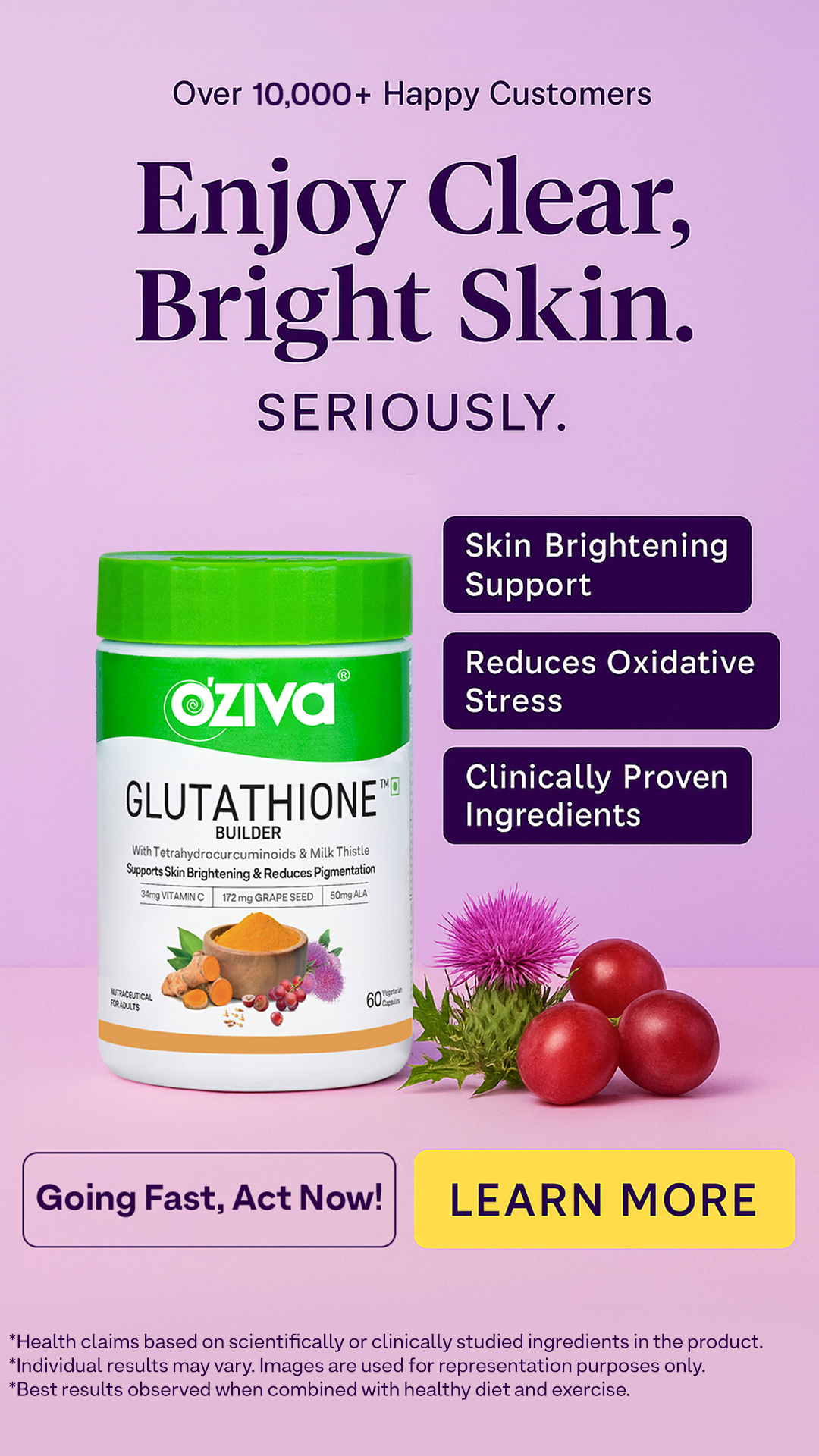 OZiva Facebook ad