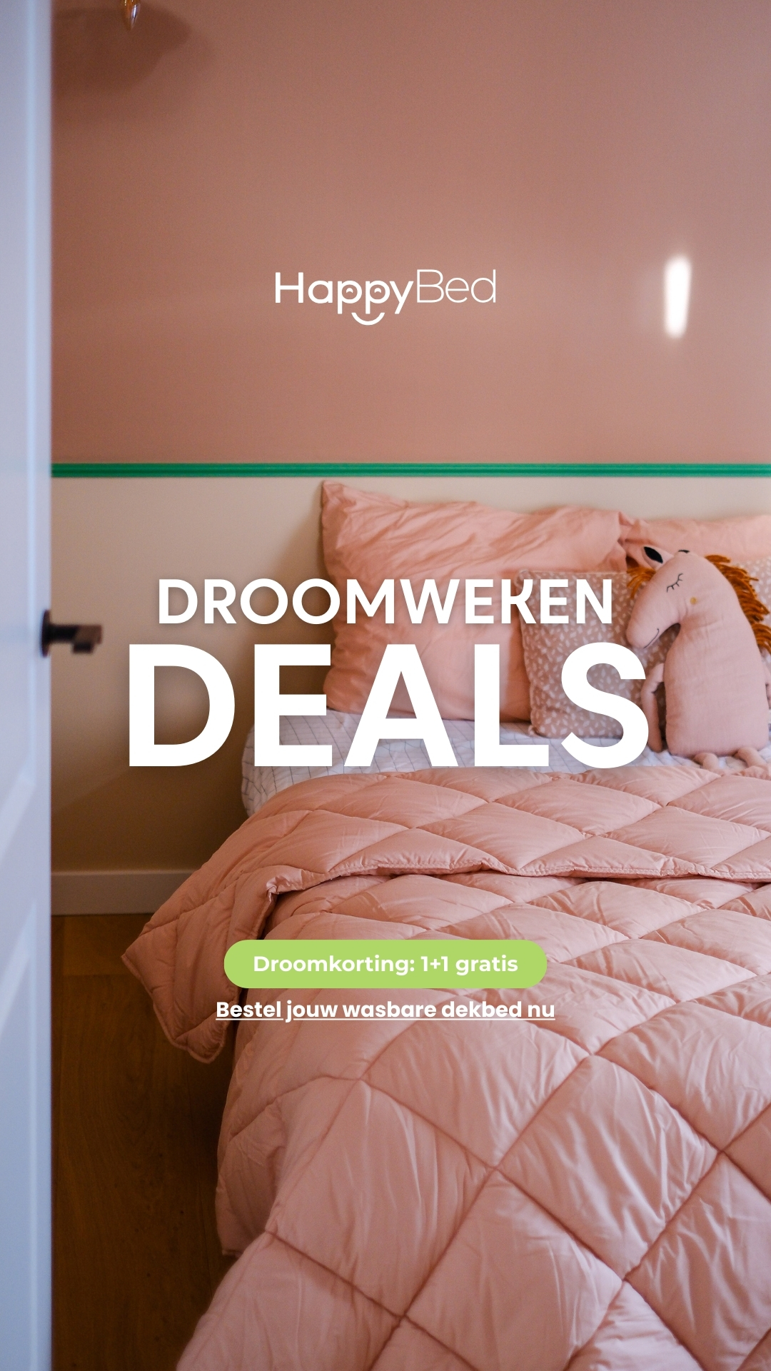HappyBed Facebook ad