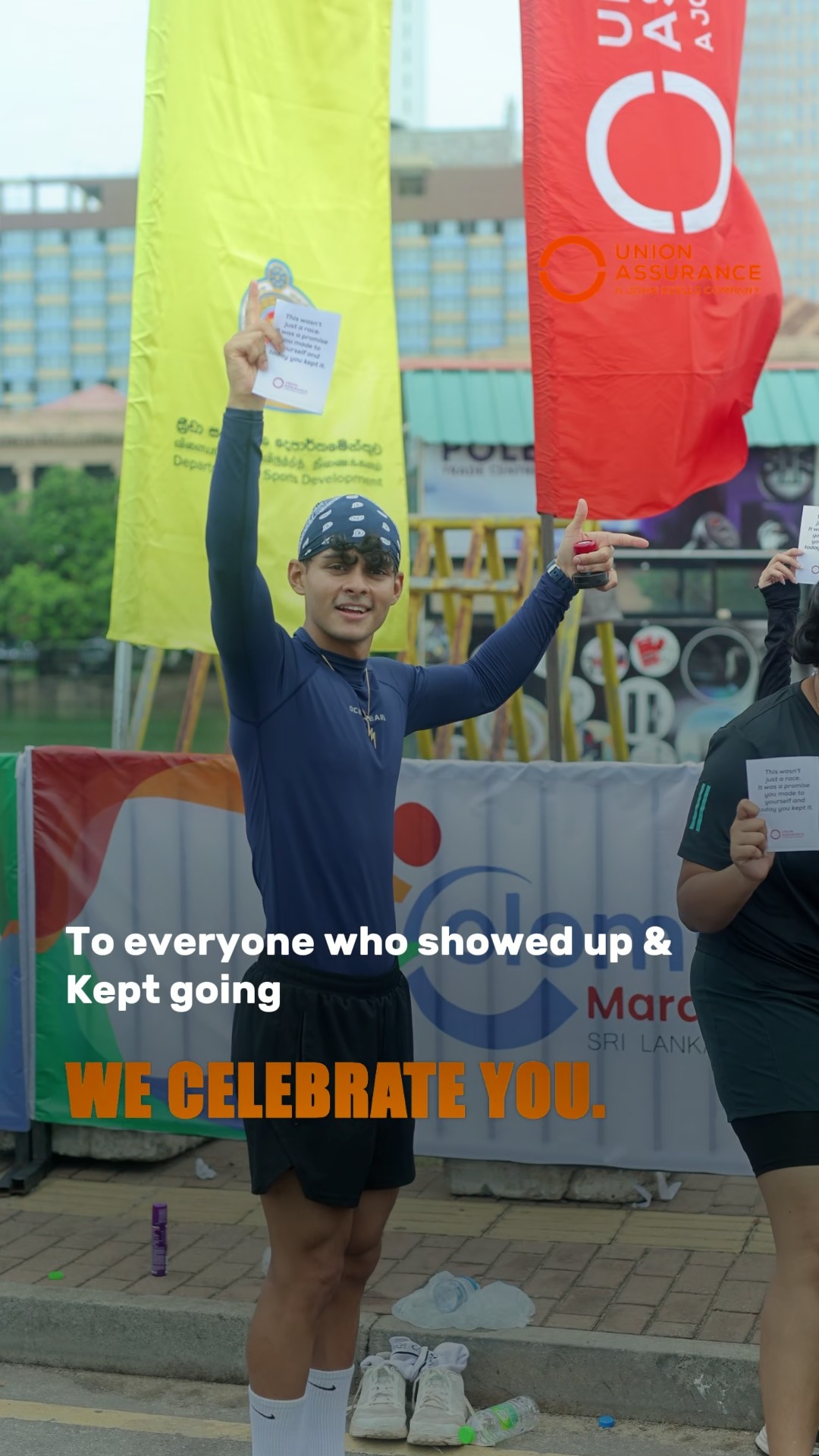 Union Assurance PLC Facebook ad: A little note for a big achievement.