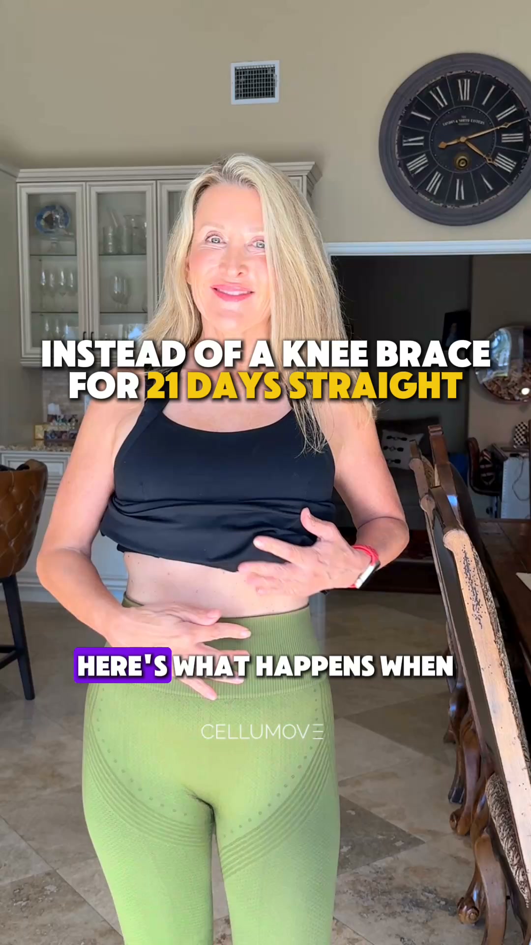 Cellumove- Facebook ad: Give Your Knees the Support They Deserve
