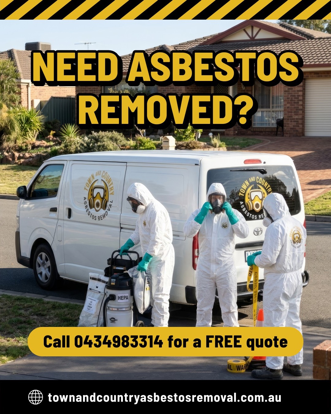 Town And Country Asbestos Removal Facebook ad: Quote - Town and Country Asbestos Removal