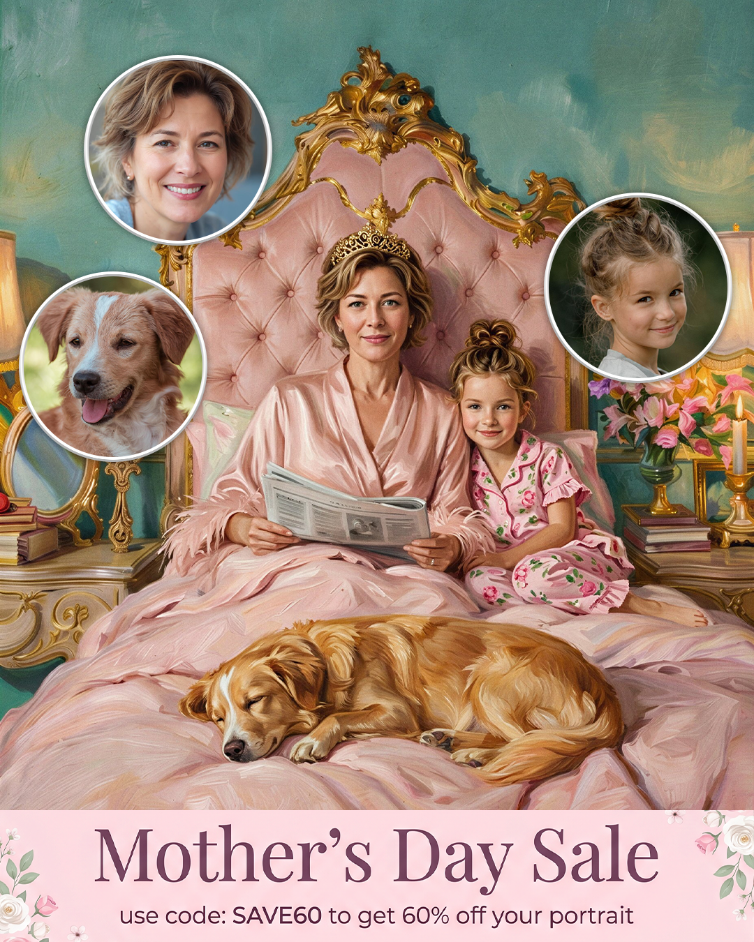 Turn Me Royal Facebook ad