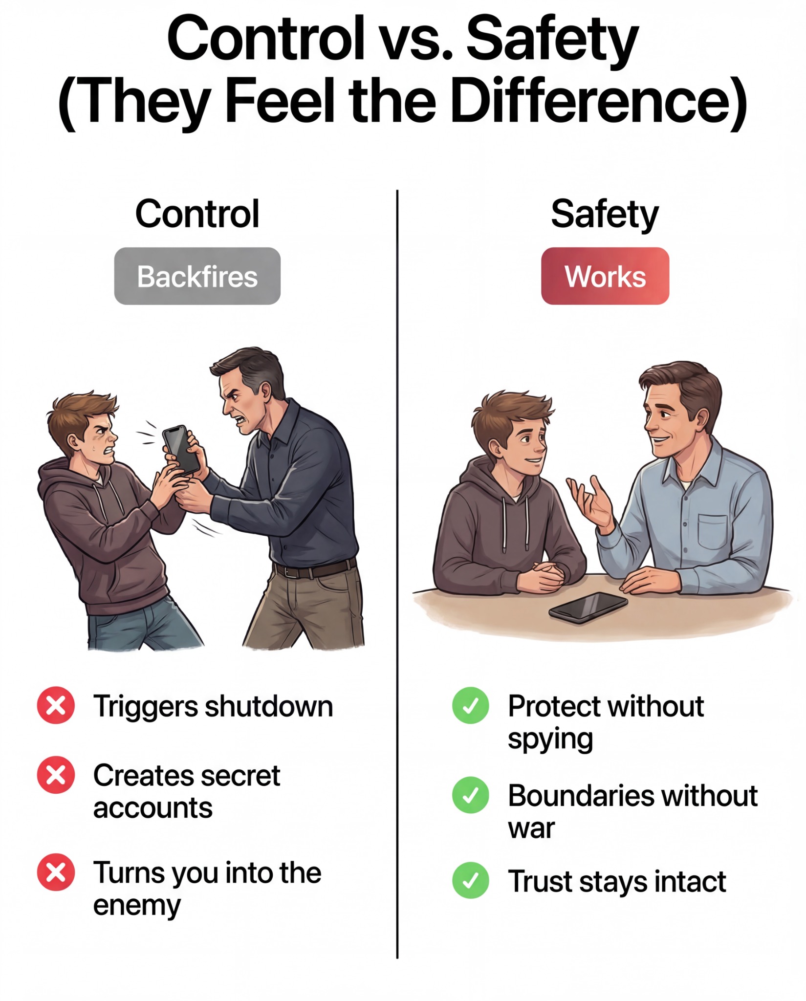 The Decoy App Detector Facebook ad: This Isn’t About Control. It’s About Safety.