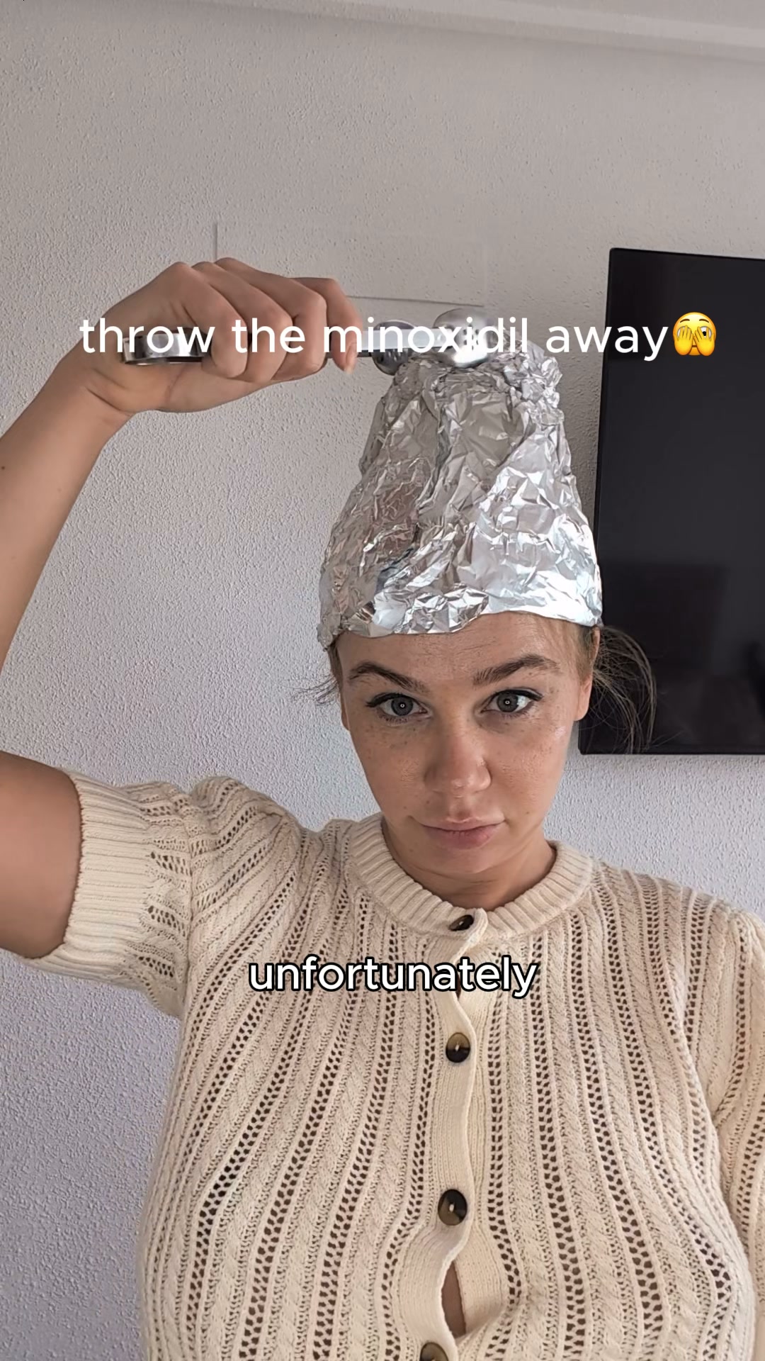 Mandy Hair Loss Researcher Facebook ad: Time to throw the minoxidil away