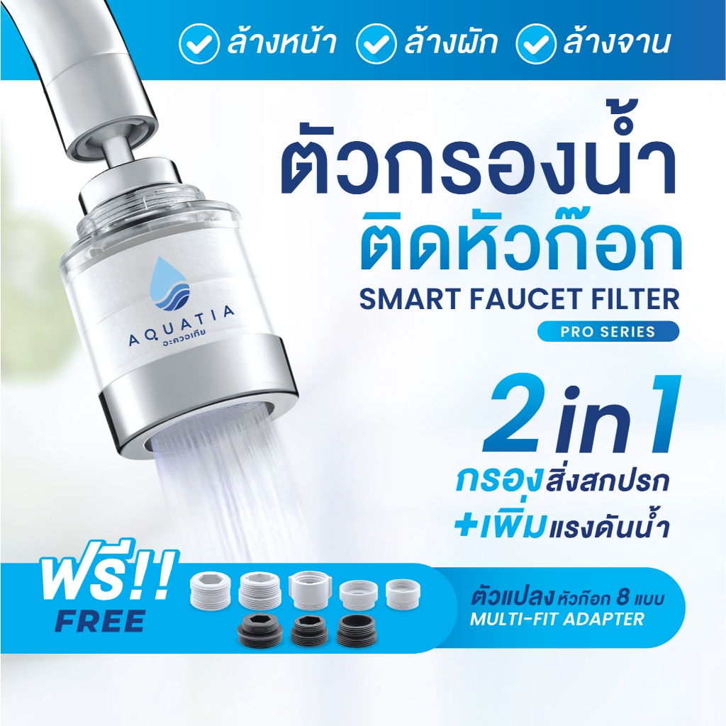 Aquatia_Official Facebook ad: เพราะน้ำที่ดูใสสะอาด. อาจไม่ได้เป็นอย่างที่เห็น