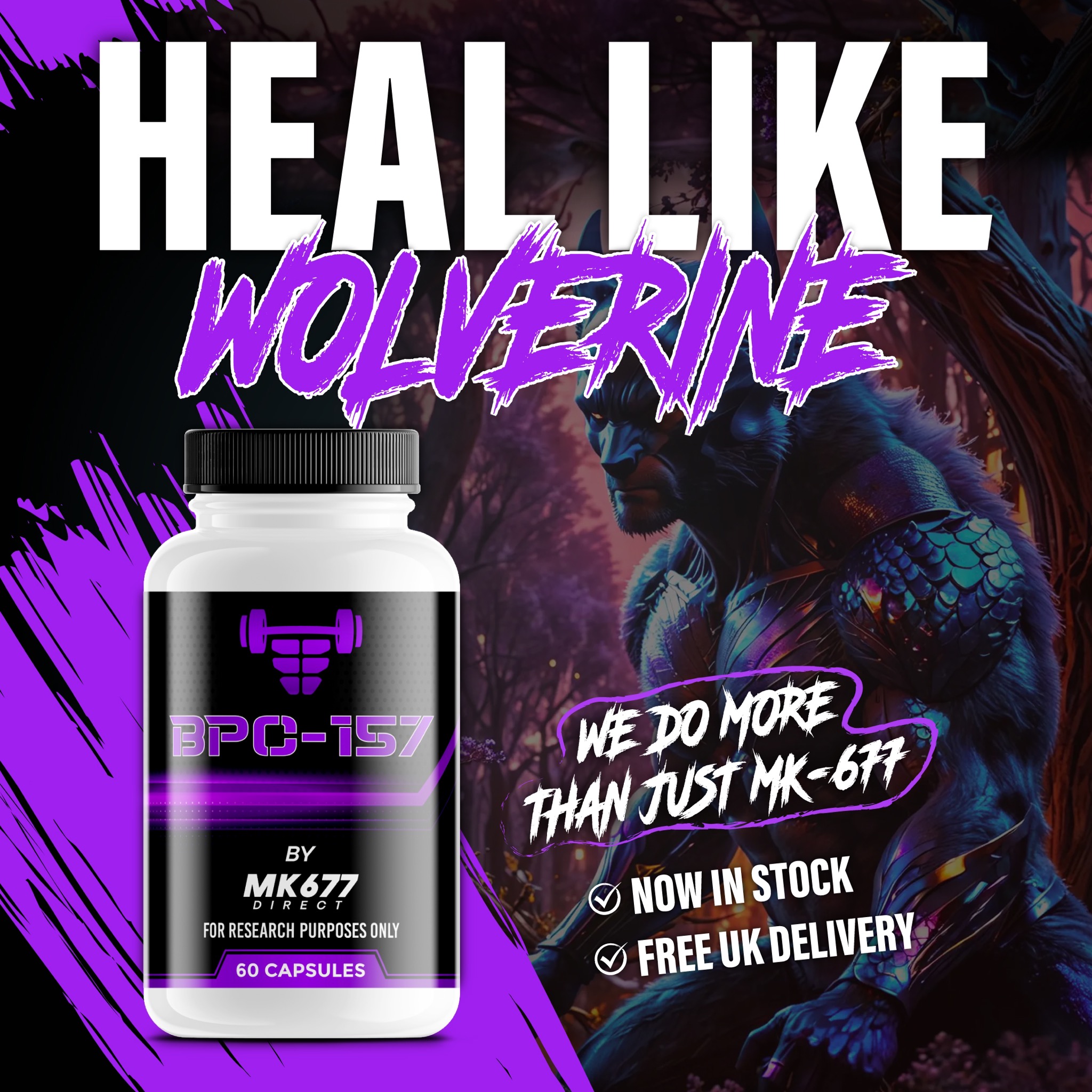 MK677 Direct Facebook ad