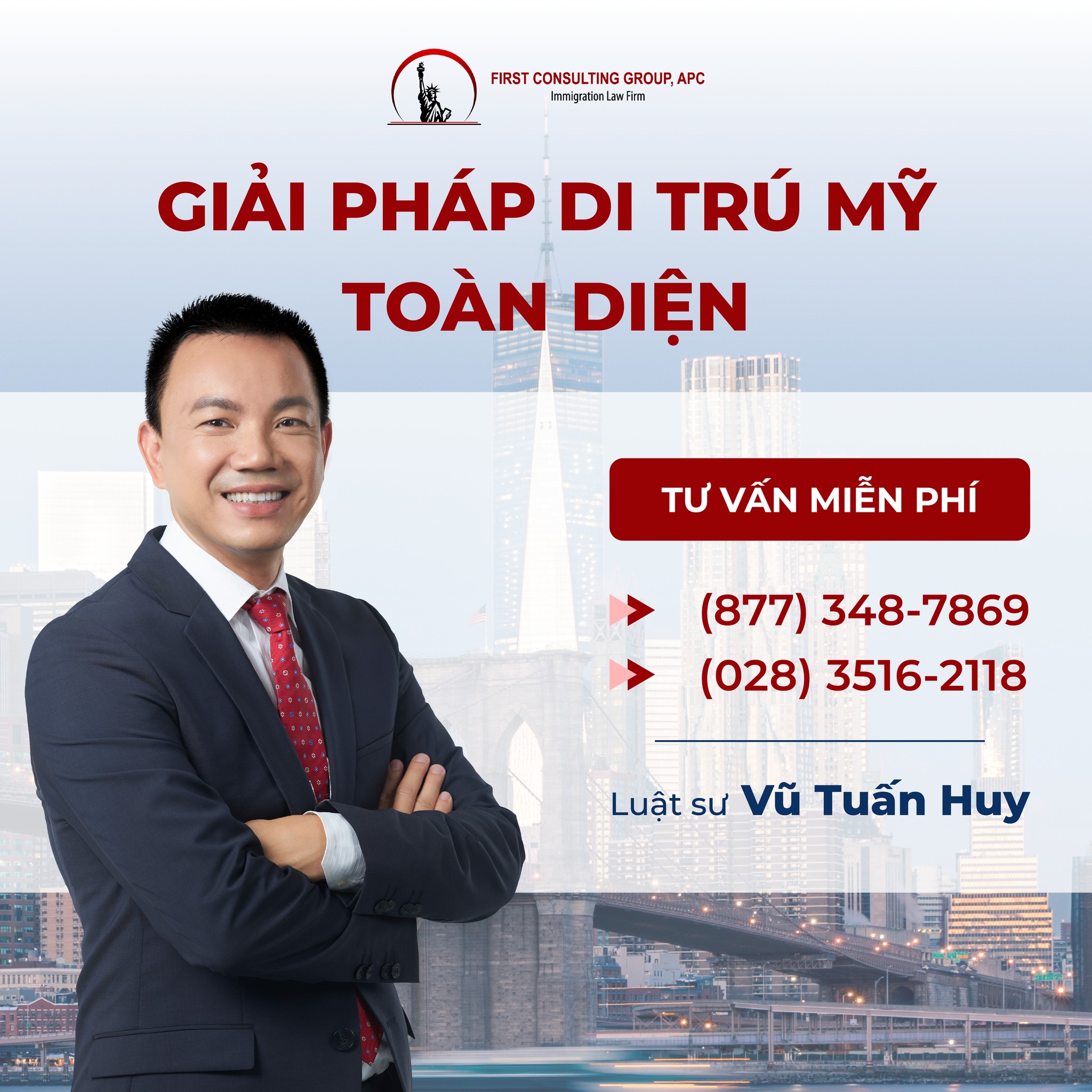First Consulting Group - Tổ hợp Luật Sư Di Trú Facebook ad