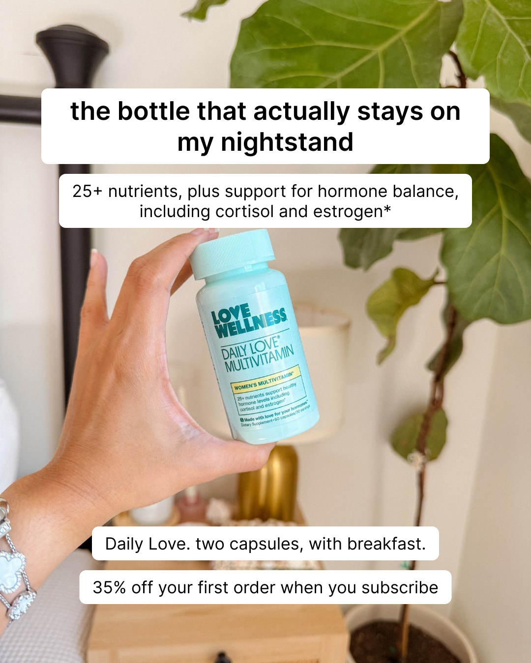 Love Wellness Facebook ad: 25+ Nutrients, Clinically-Studied Formula
