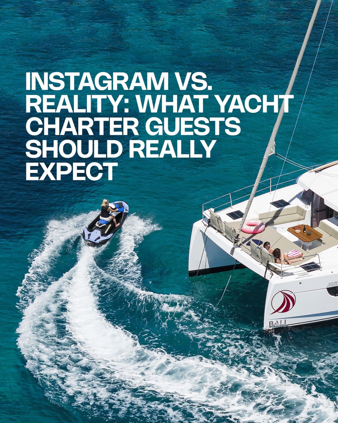 Croatia Yachting Facebook ad: Instagram shows the highlights.