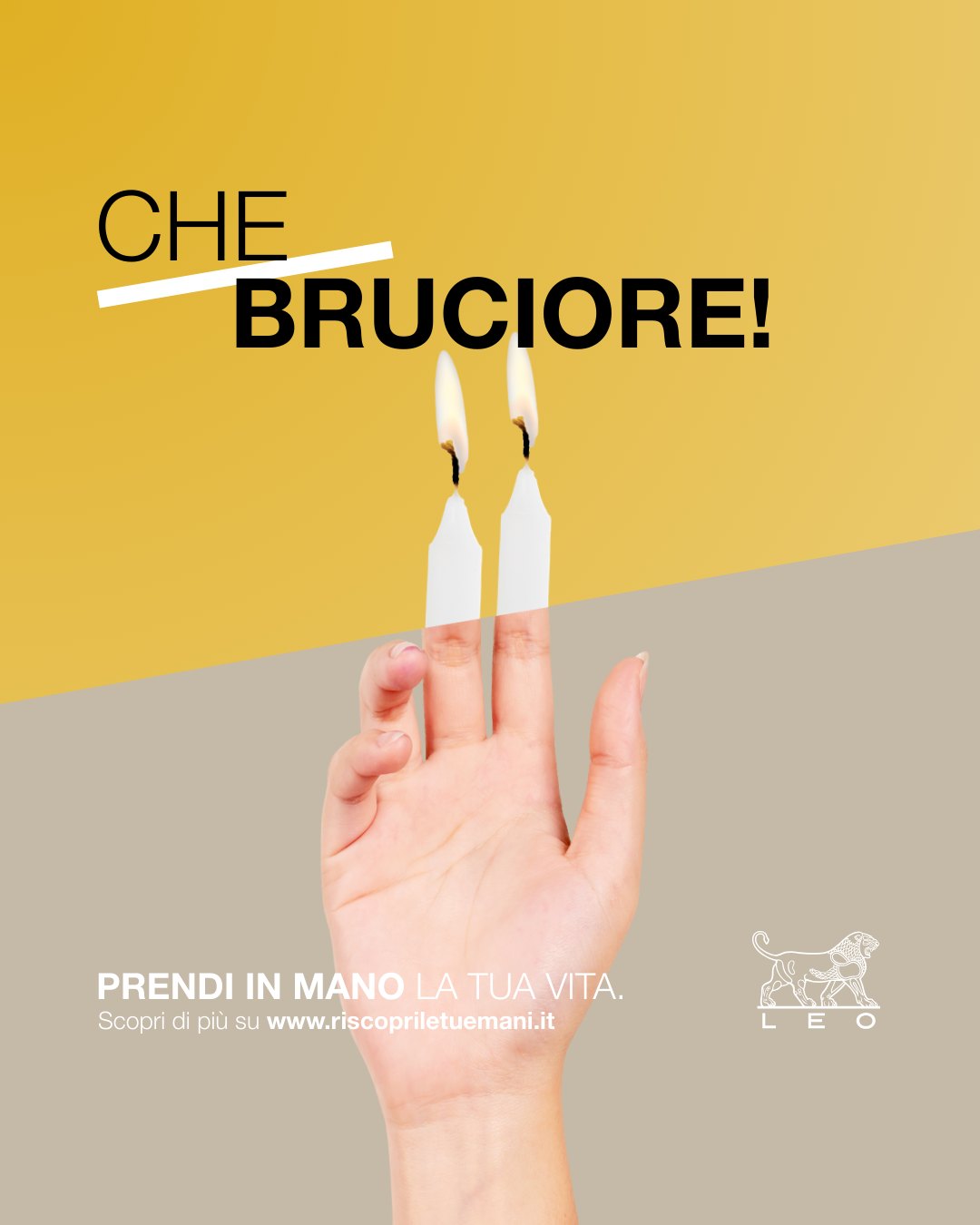 LEO Pharma Italia Facebook ad: Prendi in mano la tua vita