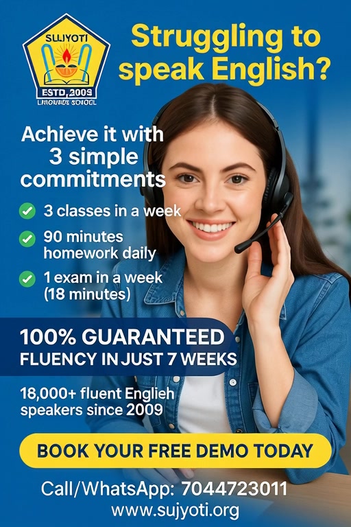 Sujyoti language school Facebook ad: Chat with us