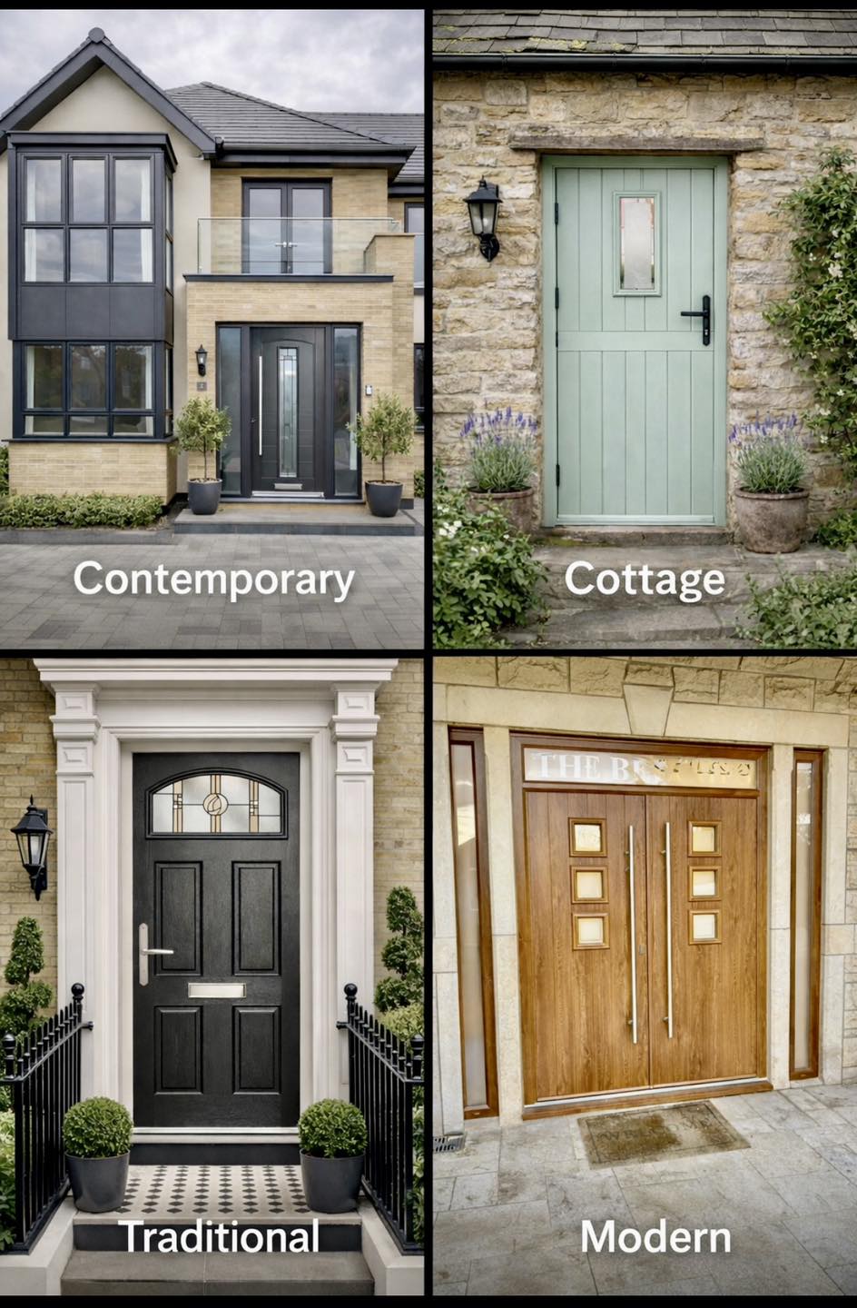 DG Doors and Windows Facebook ad: Transform Your Home with a New Composite Door!