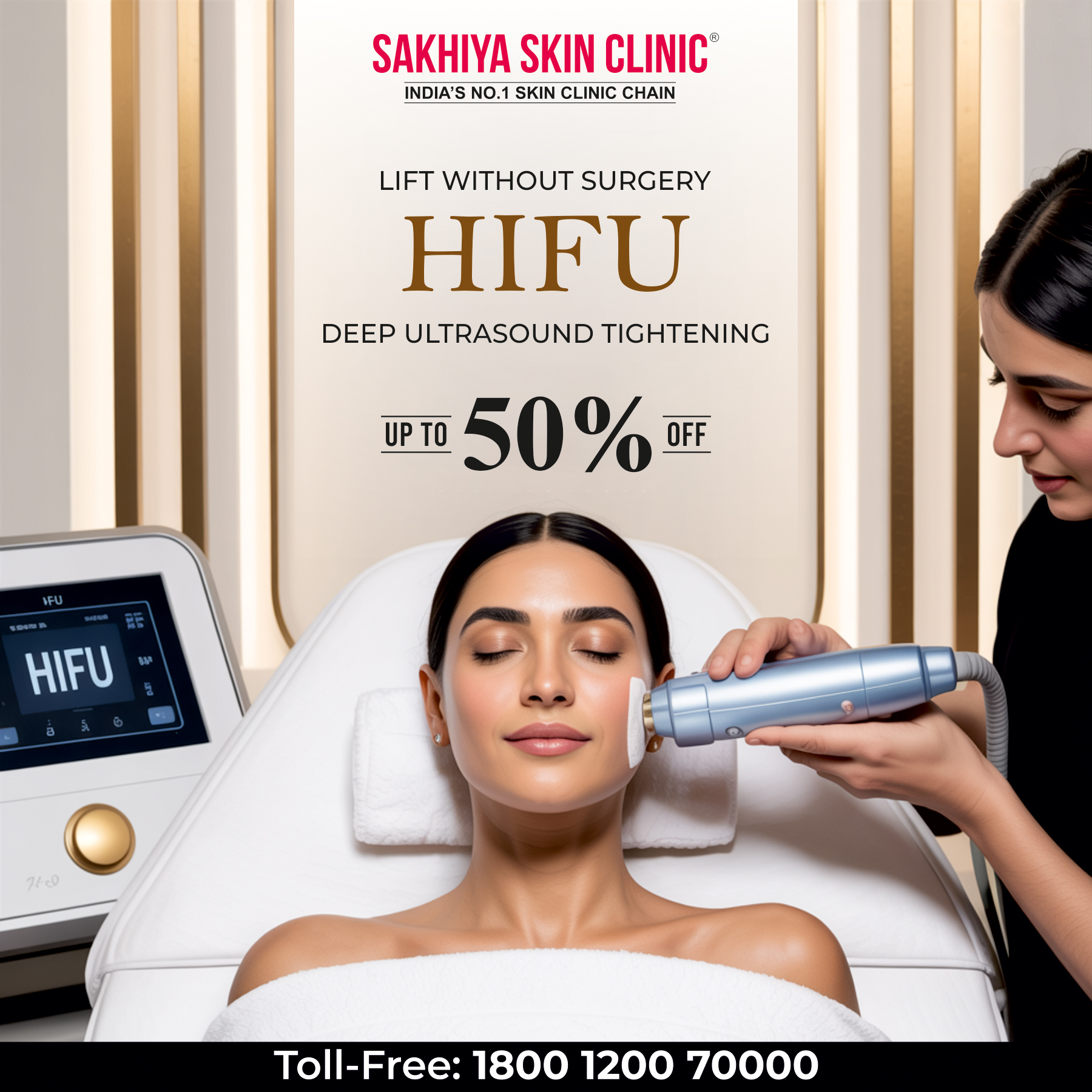Sakhiya Skin Clinic Facebook ad