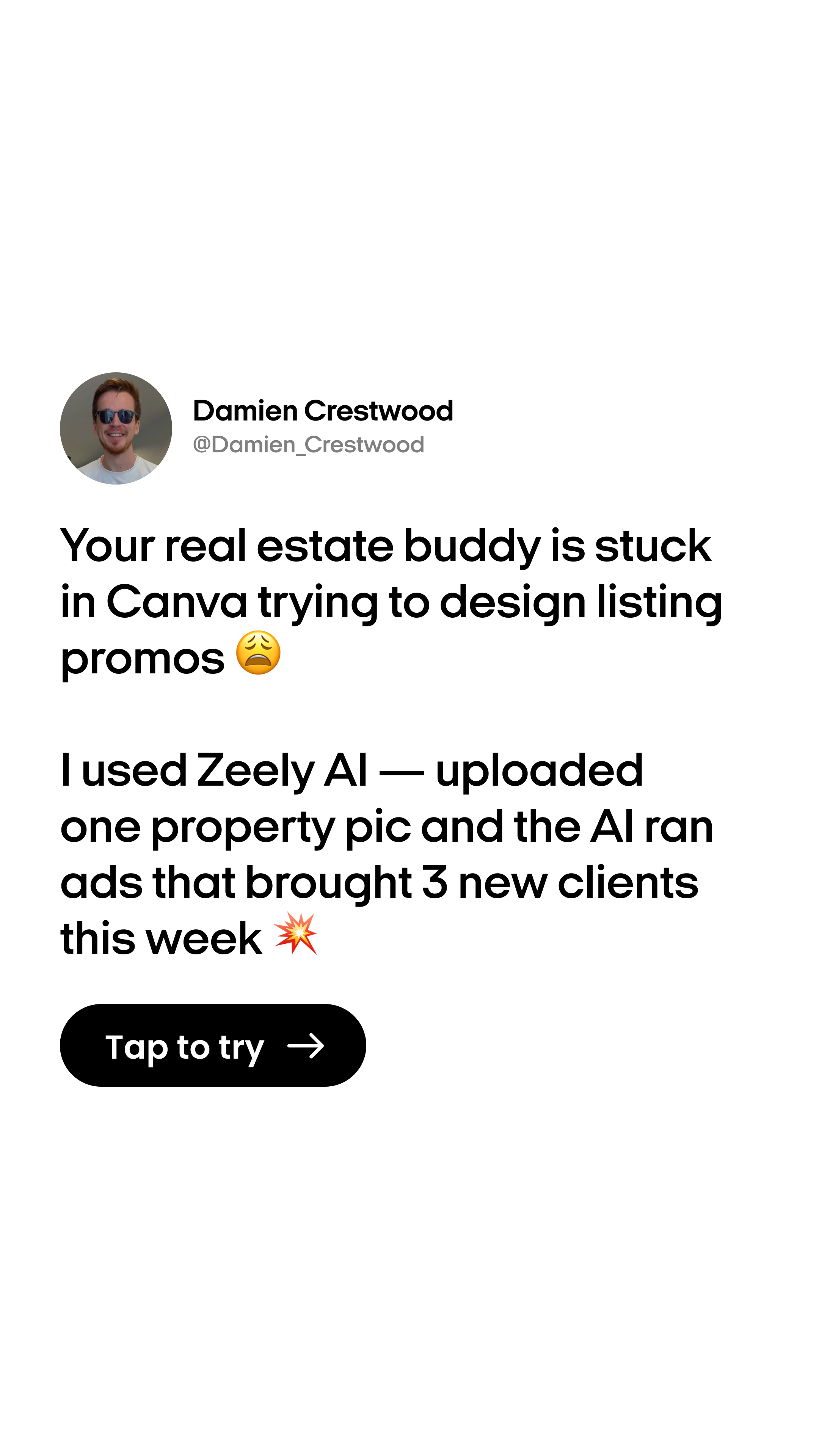 Zeely Facebook ad