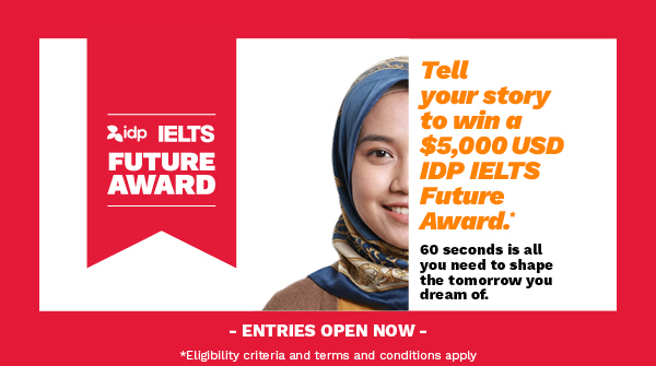 IELTS by IDP Facebook ad