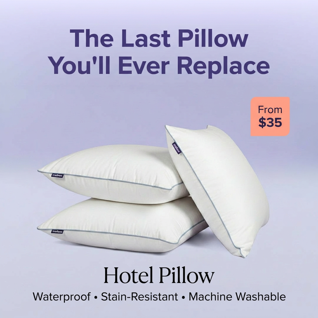 Mellow Pillows Facebook ad