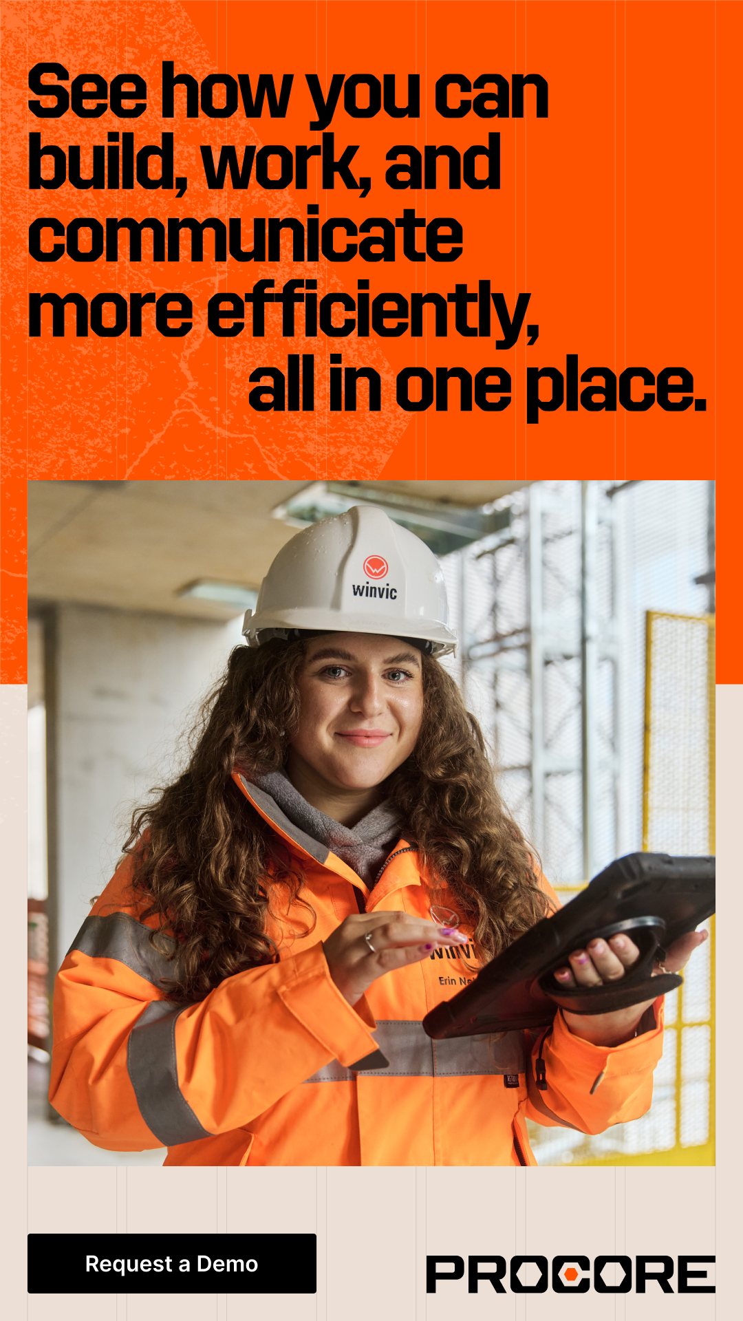 Procore Technologies Facebook ad