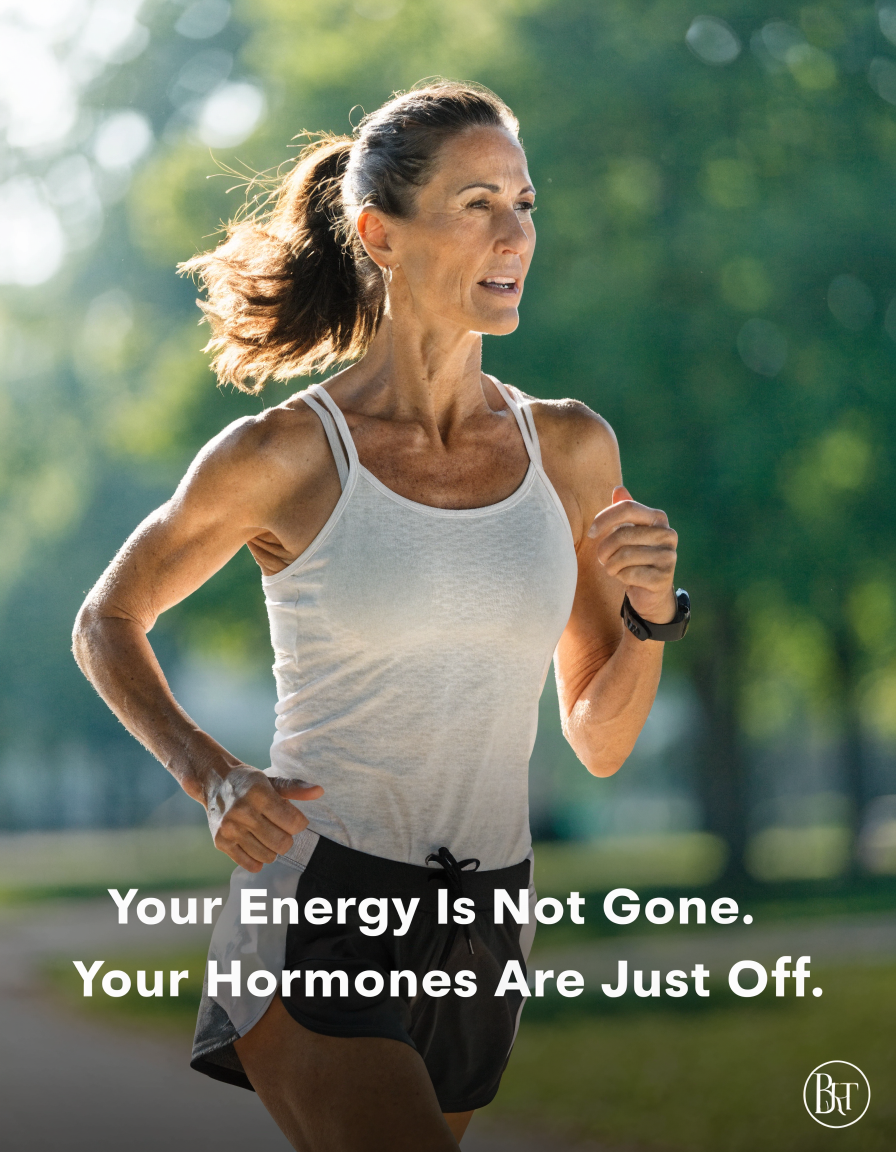 Well Centered Wellness Facebook ad: Your Hormones Might Be Behind All of It