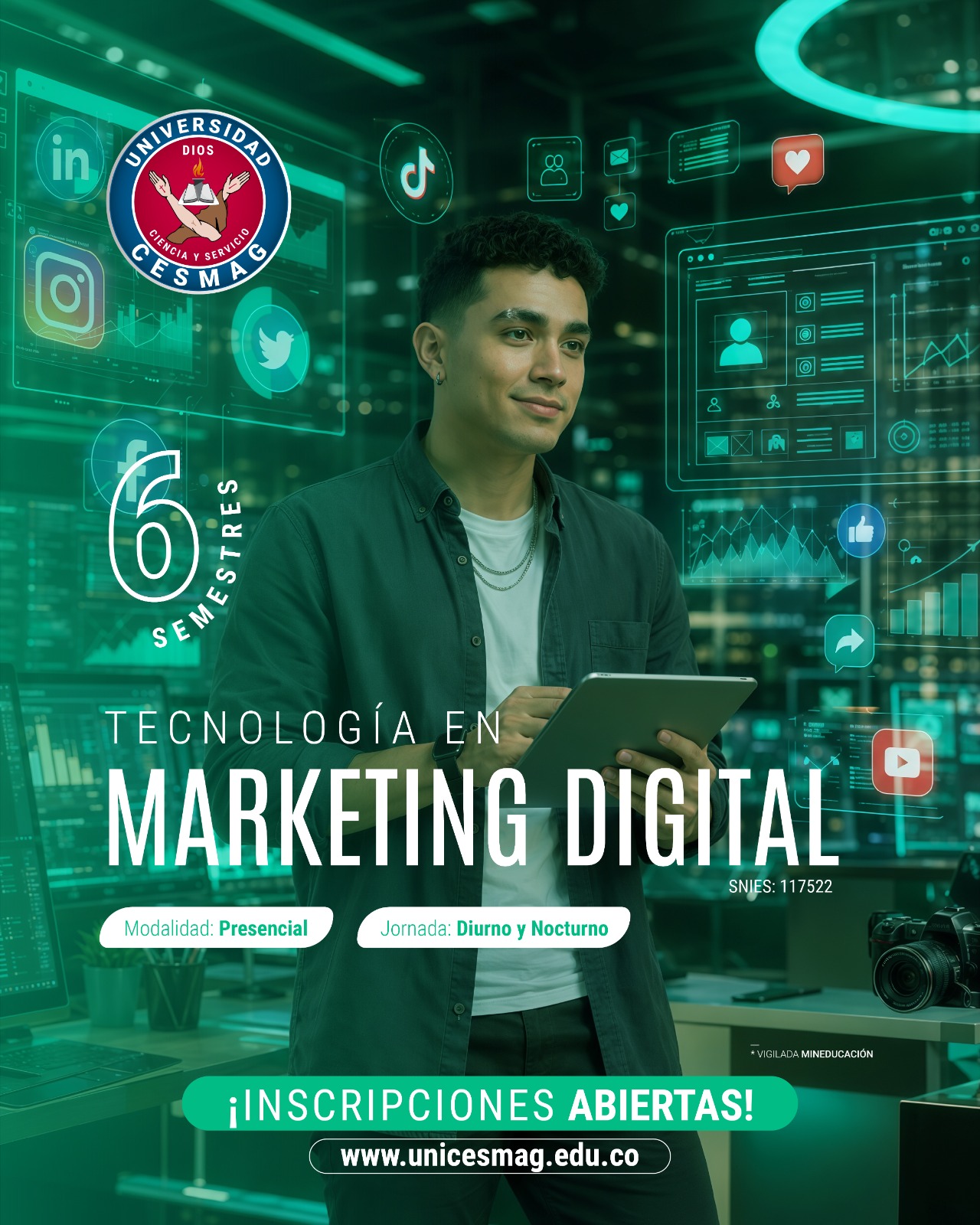 Universidad CESMAG Facebook ad